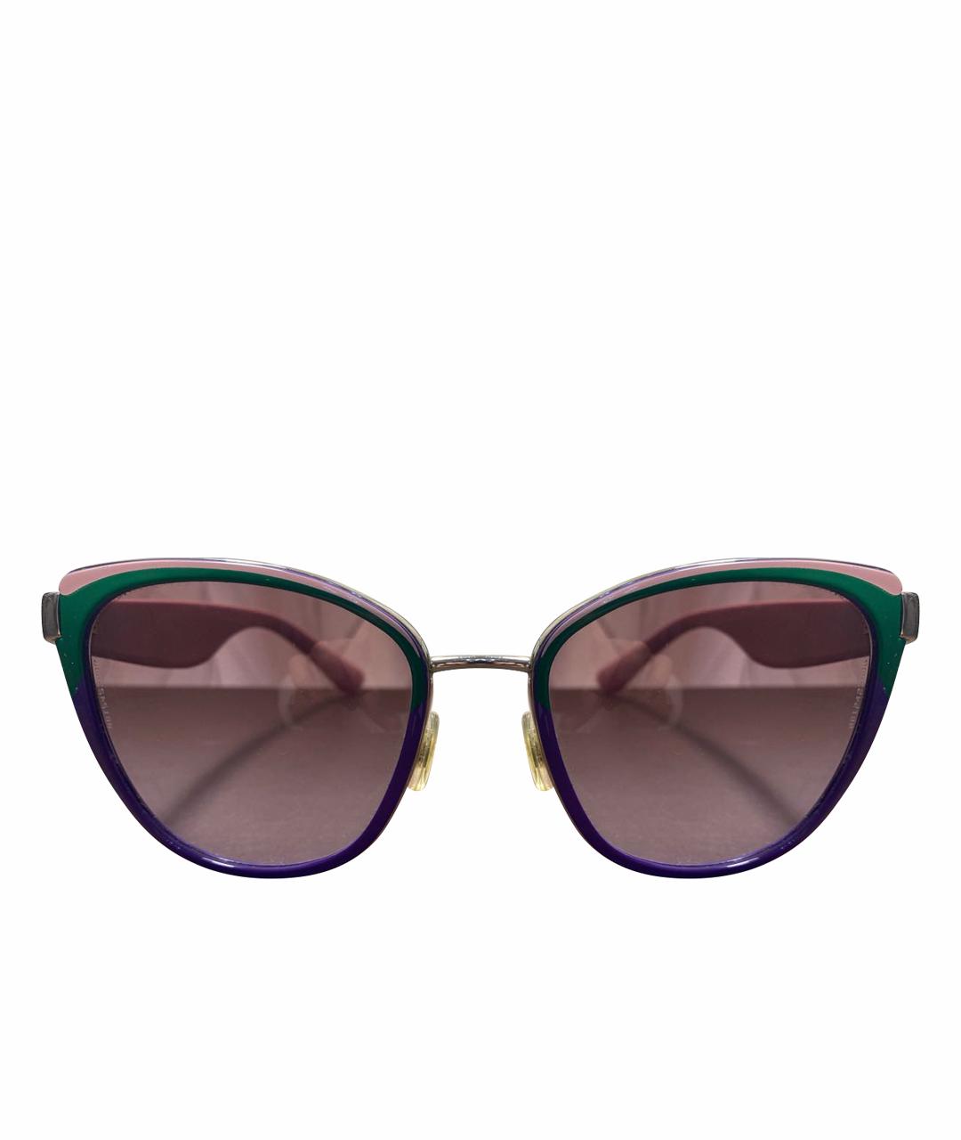 DOLCE&GABBANA Розовые пластиковые солнцезащитные очки, фото 1