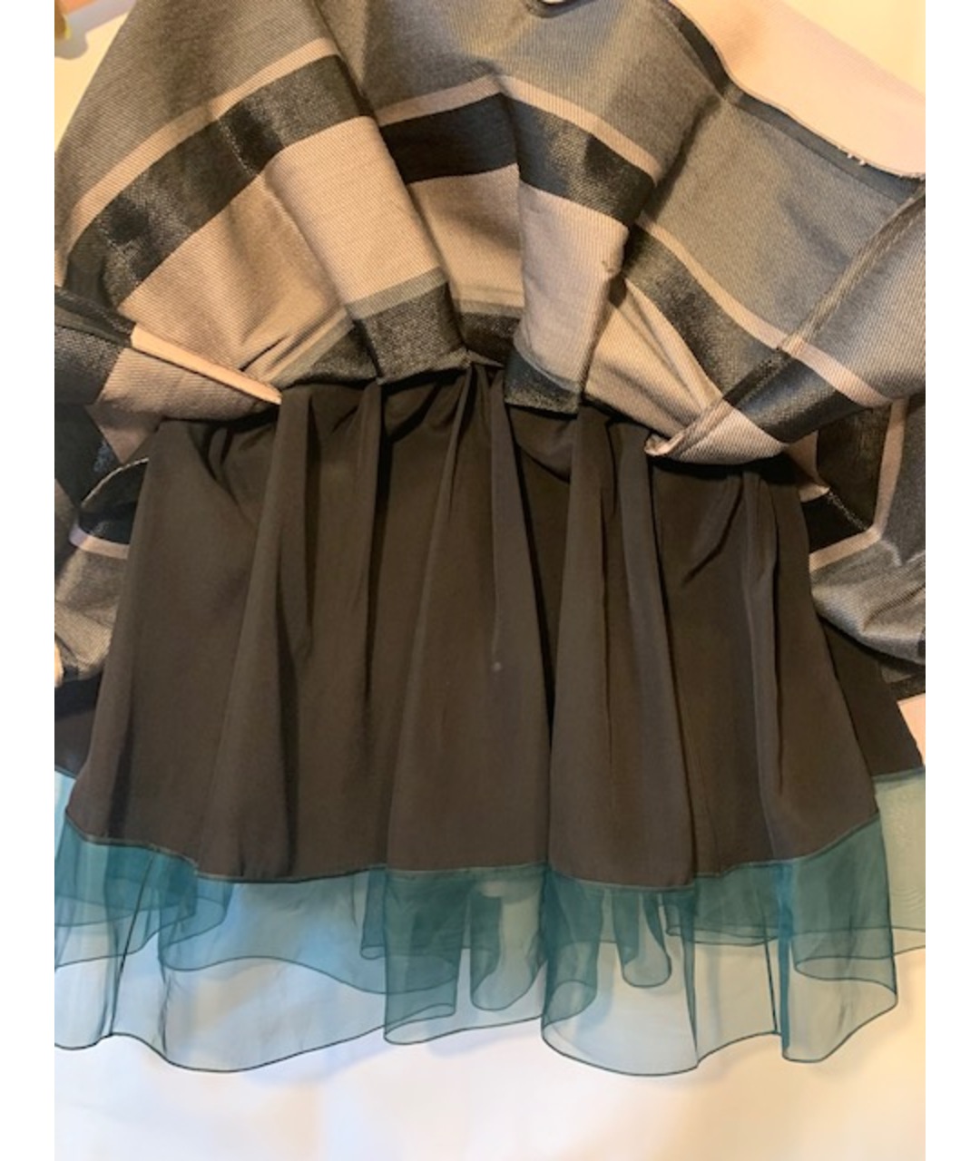 CHRISTIAN DIOR PRE-OWNED Мульти шерстяная юбка мини, фото 3