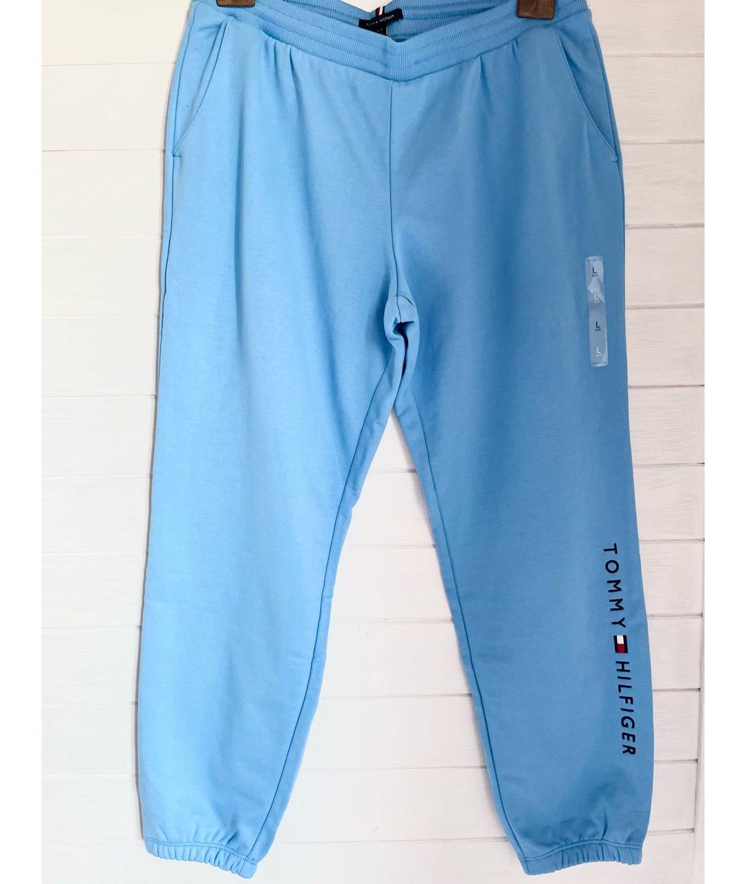 TOMMY HILFIGER Голубой хлопковый спортивные костюмы, фото 2
