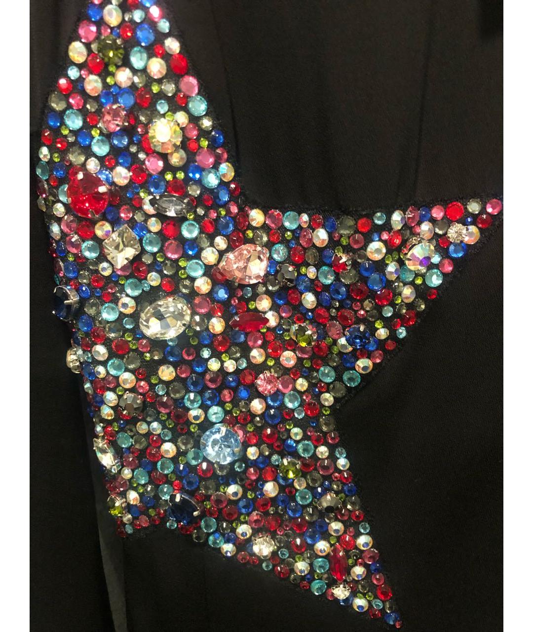 PHILIPP PLEIN Черное вискозное вечернее платье, фото 4