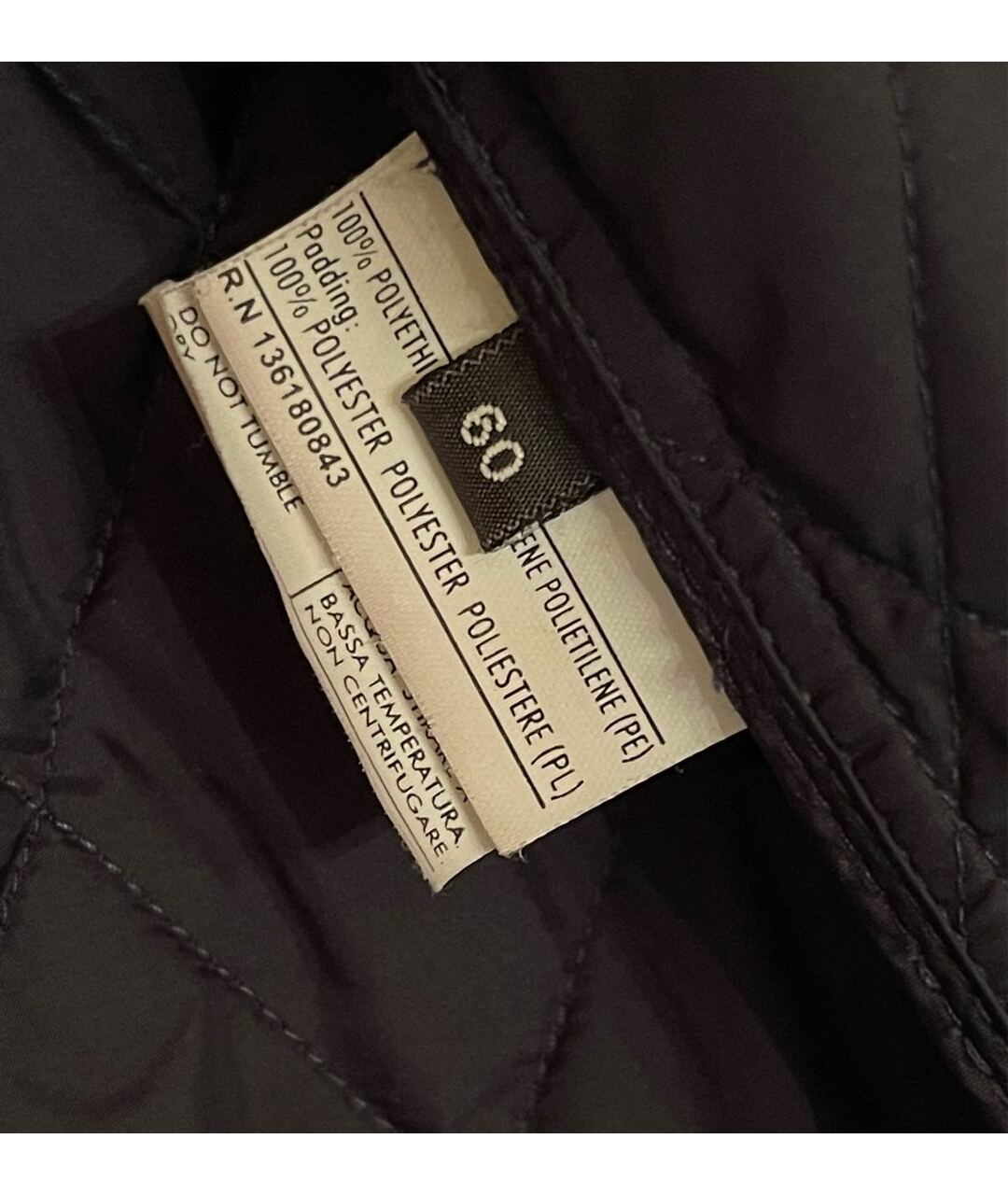 SALVATORE FERRAGAMO Черная полиэстеровая куртка, фото 6
