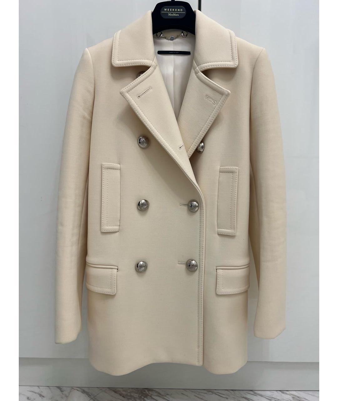 GUCCI Белое шерстяное пальто, фото 9