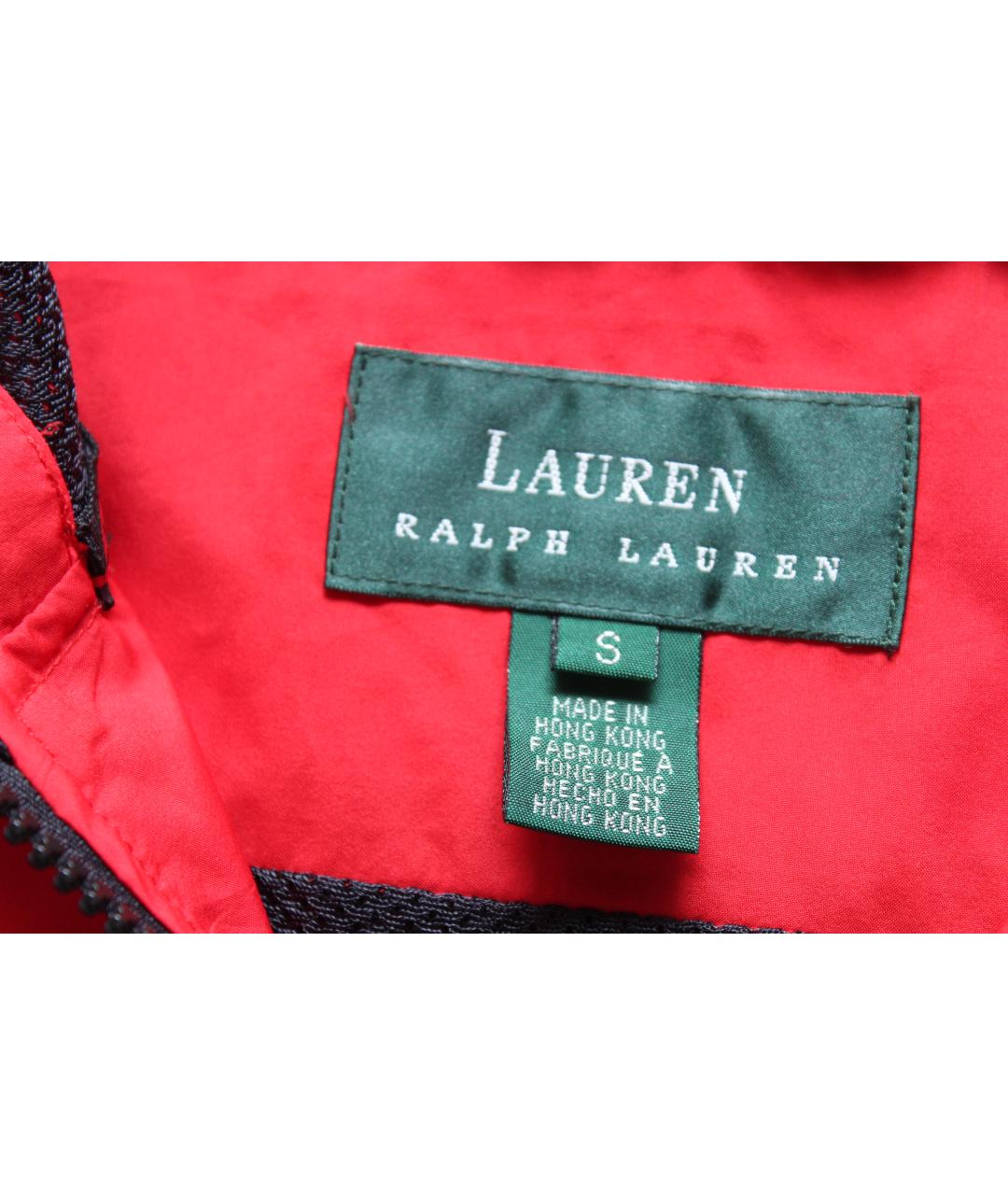 RALPH LAUREN Красная полиэстеровая куртка, фото 9
