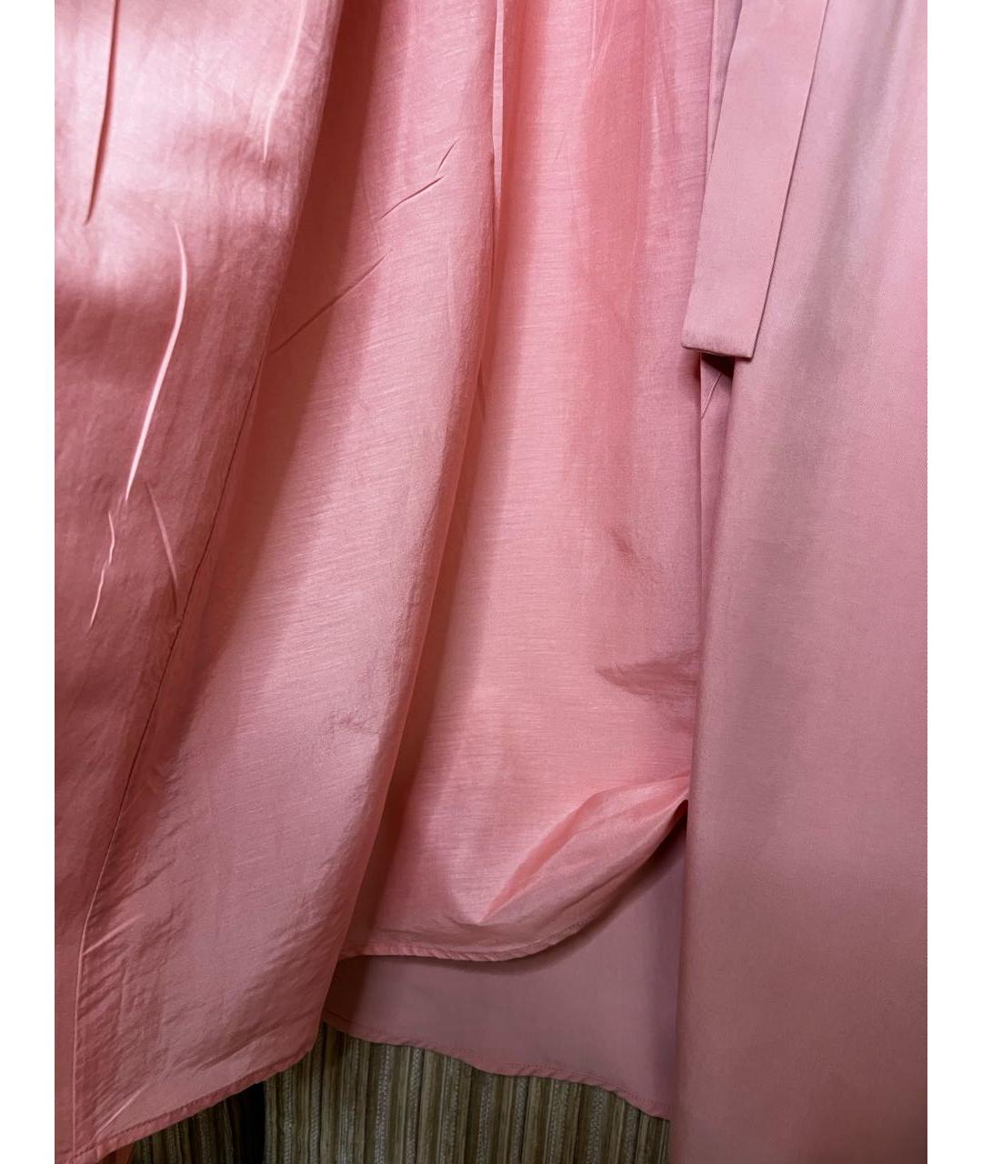 MAX&MOI Розовое хлопковое повседневное платье, фото 8