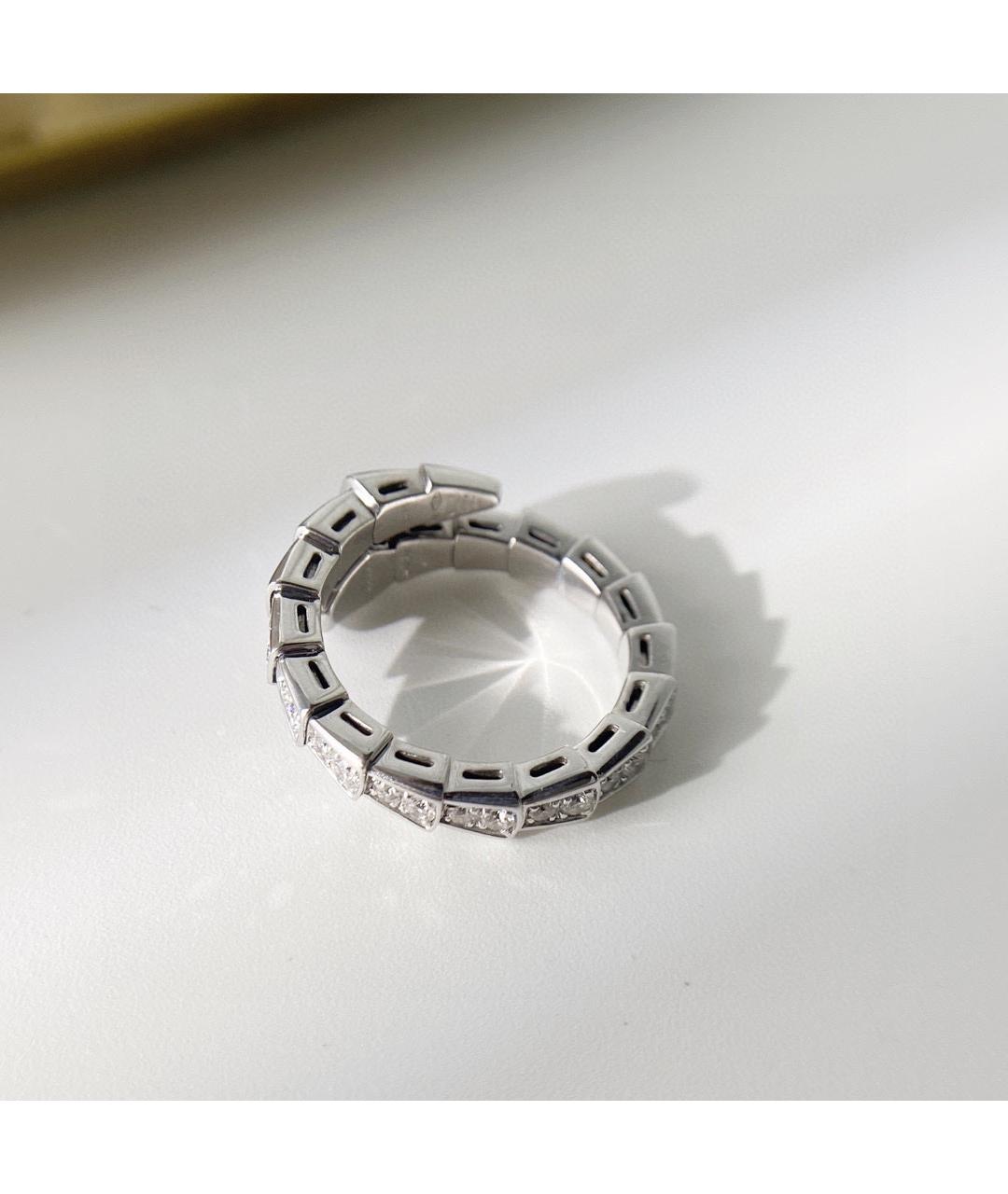 BVLGARI Белое кольцо из белого золота, фото 2