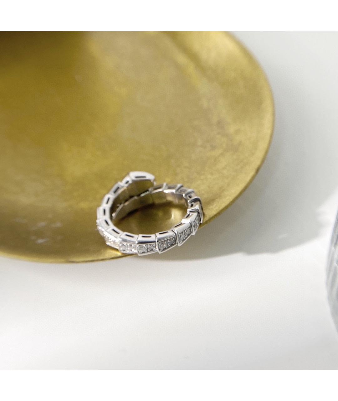 BVLGARI Белое кольцо из белого золота, фото 4