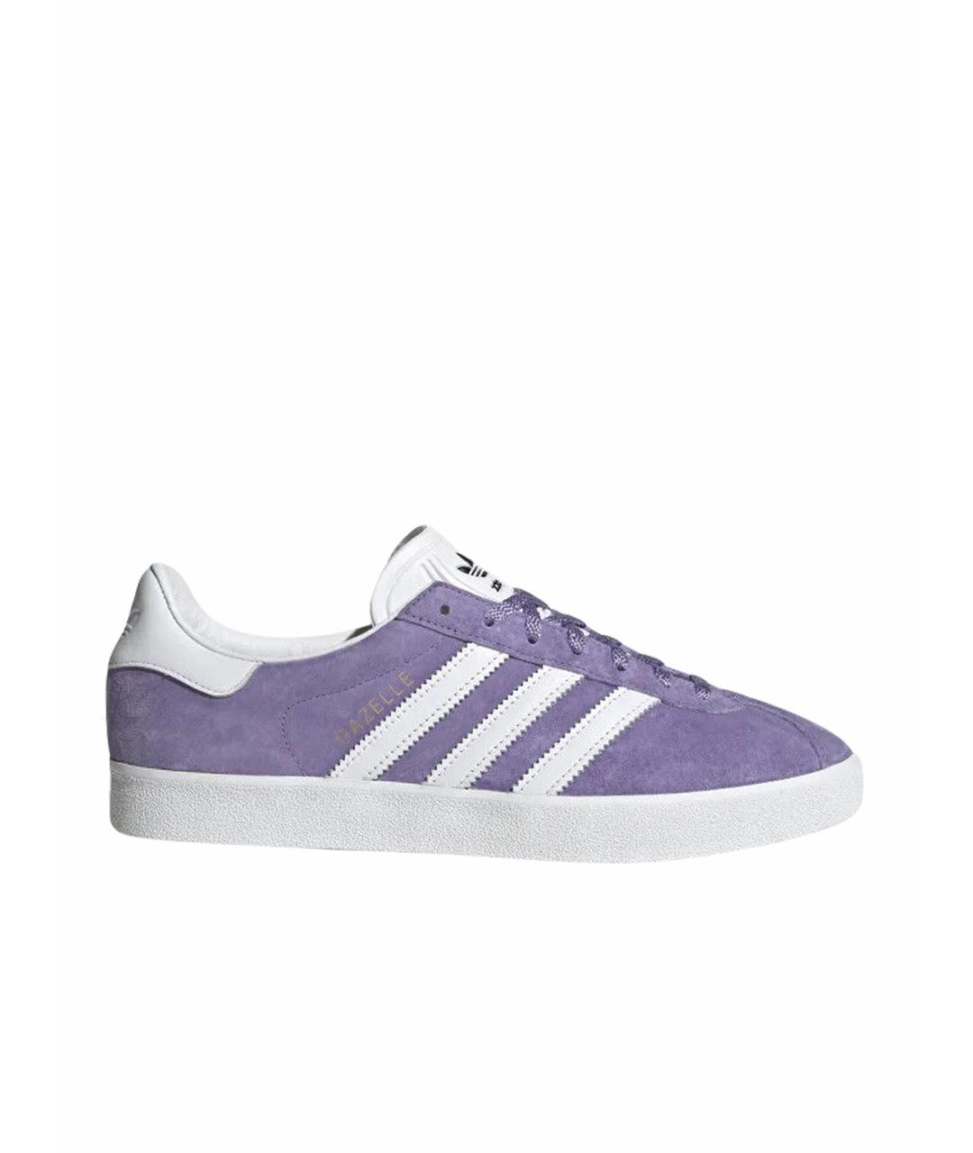 ADIDAS Фиолетовые замшевые кеды, фото 1