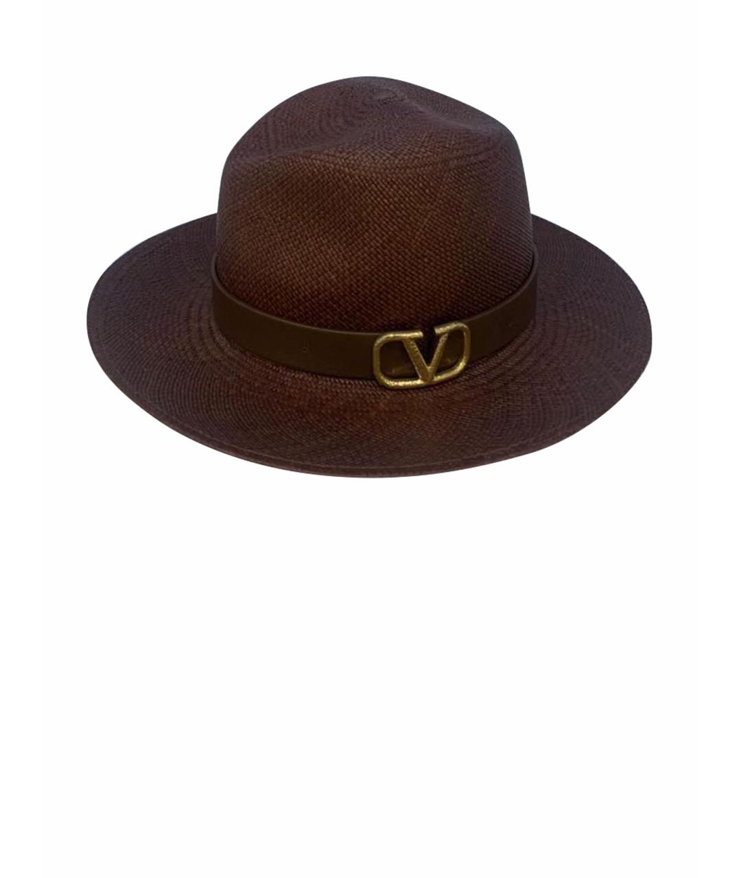 VALENTINO Коричневая шляпа, фото 1