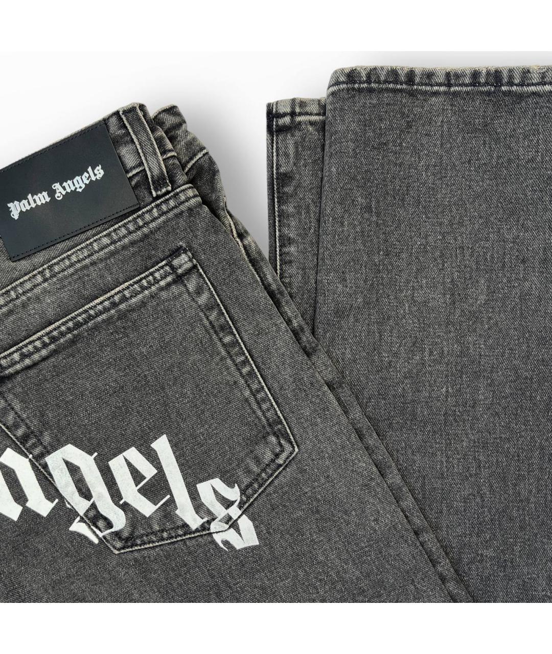 PALM ANGELS Хлопковые прямые джинсы, фото 3