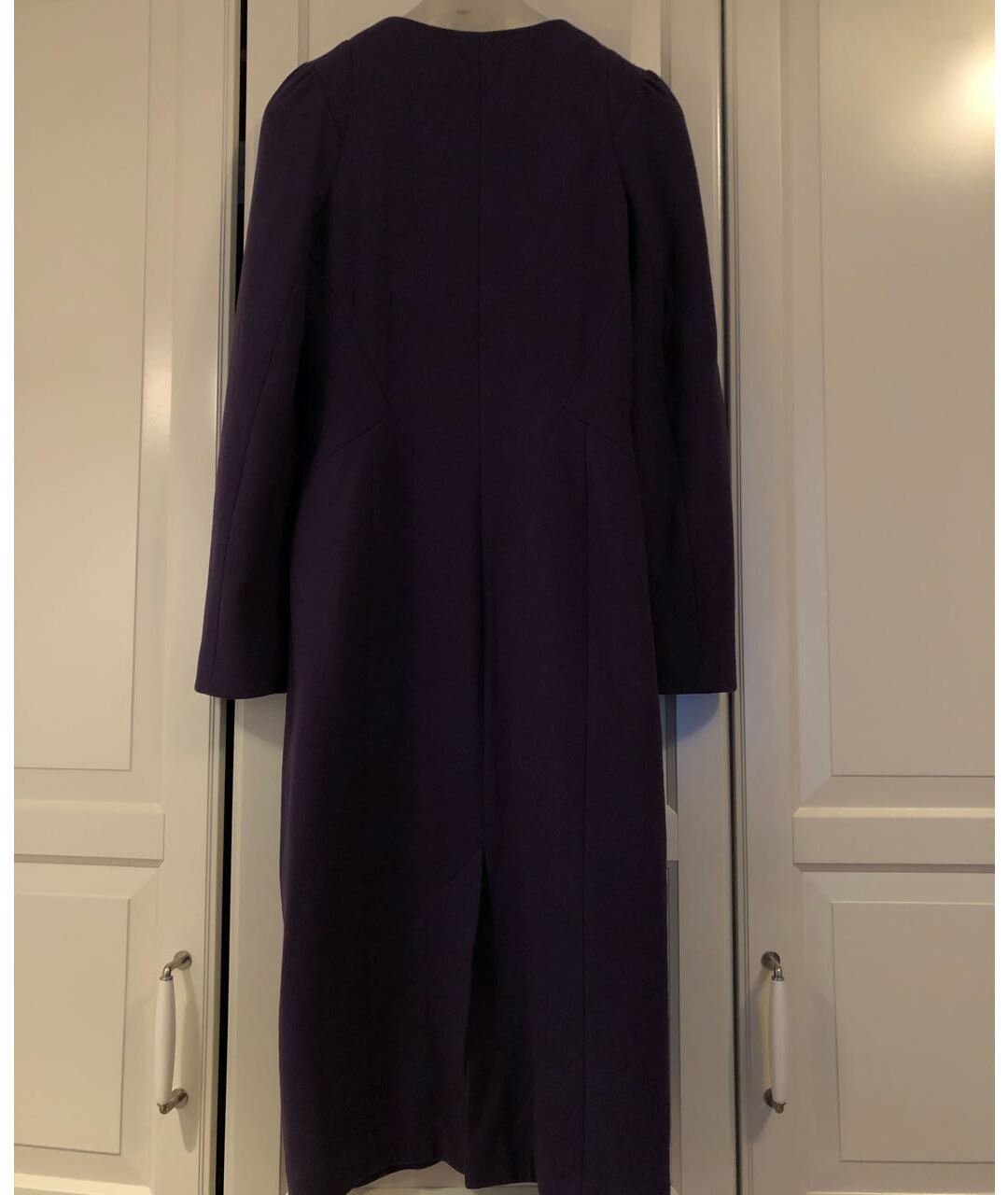 ALENA AKHMADULLINA Фиолетовое шерстяное пальто, фото 2