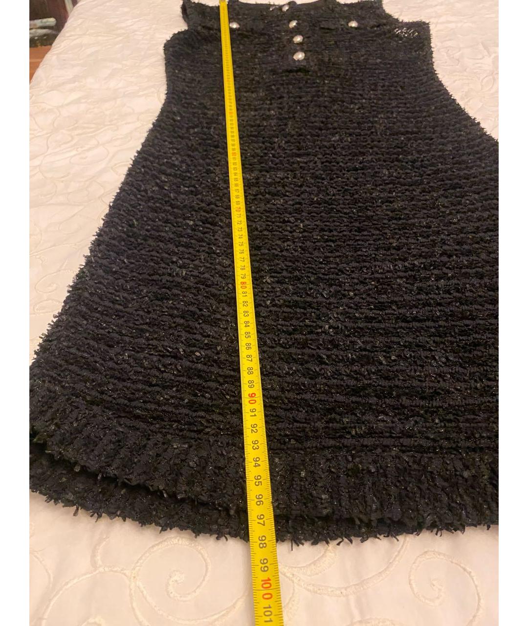 CHANEL Черное повседневное платье, фото 5