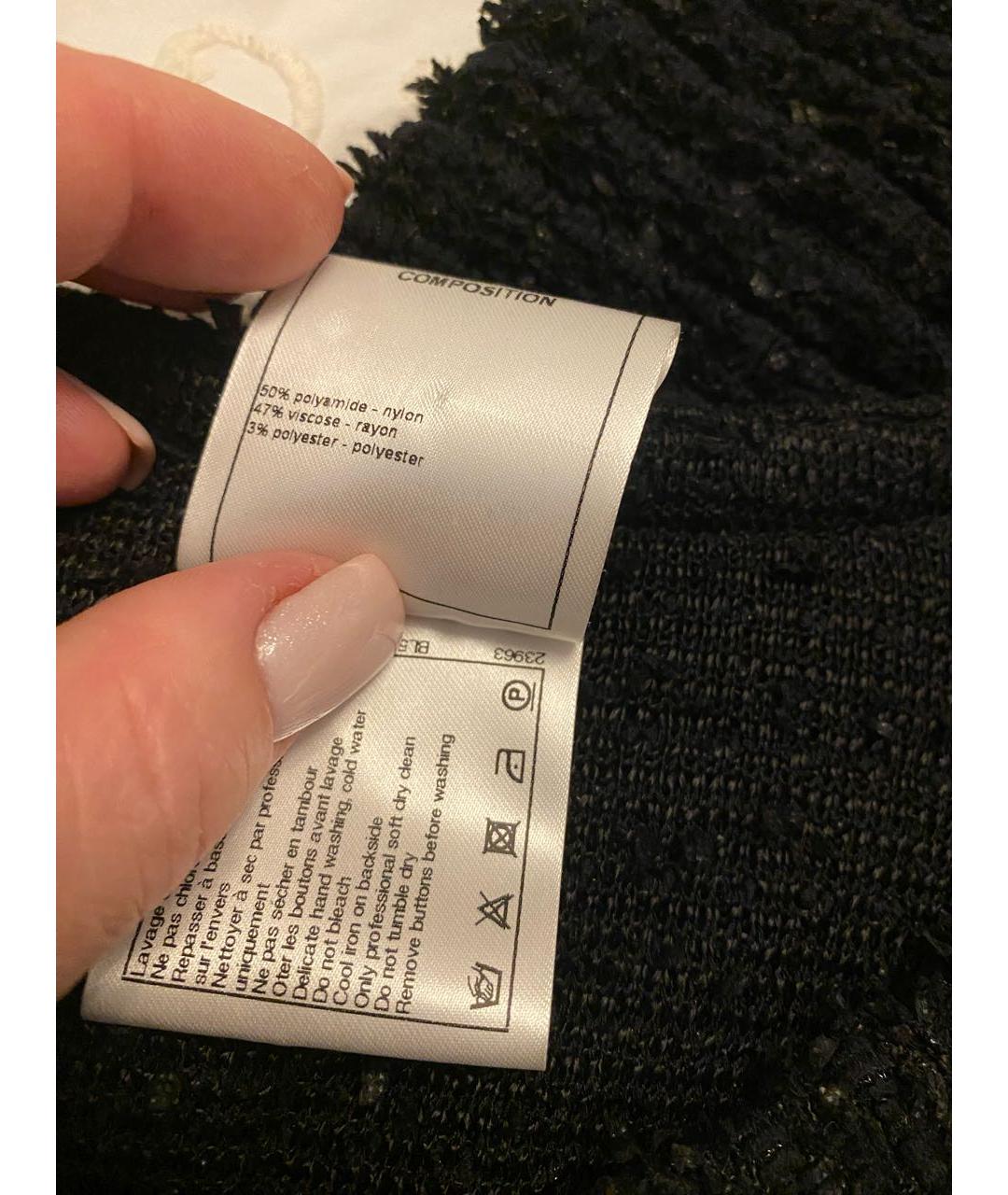 CHANEL Черное повседневное платье, фото 6