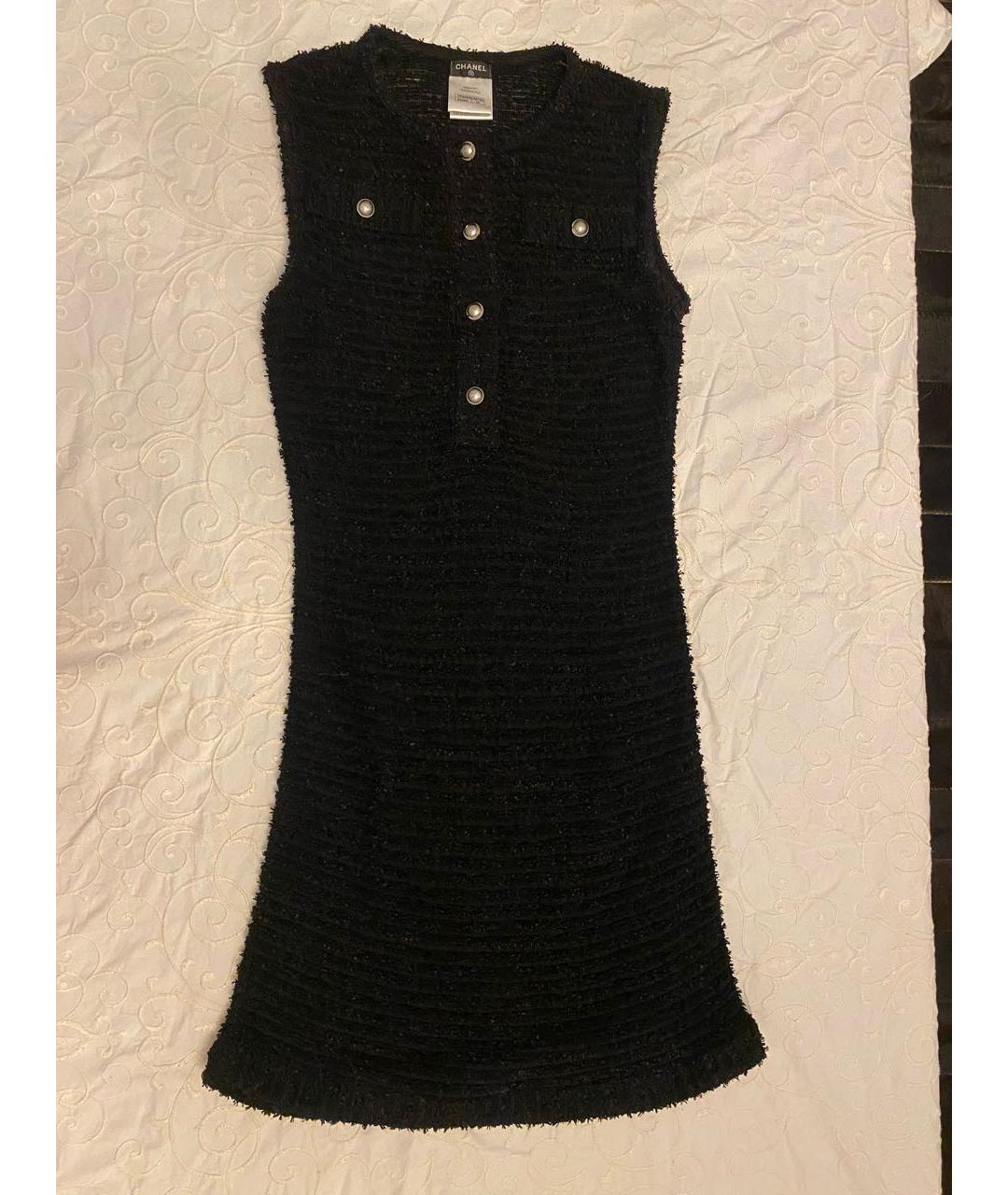 CHANEL Черное повседневное платье, фото 9