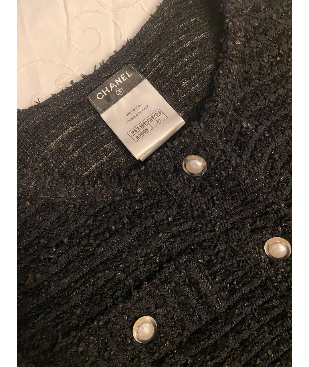 CHANEL Черное повседневное платье, фото 3