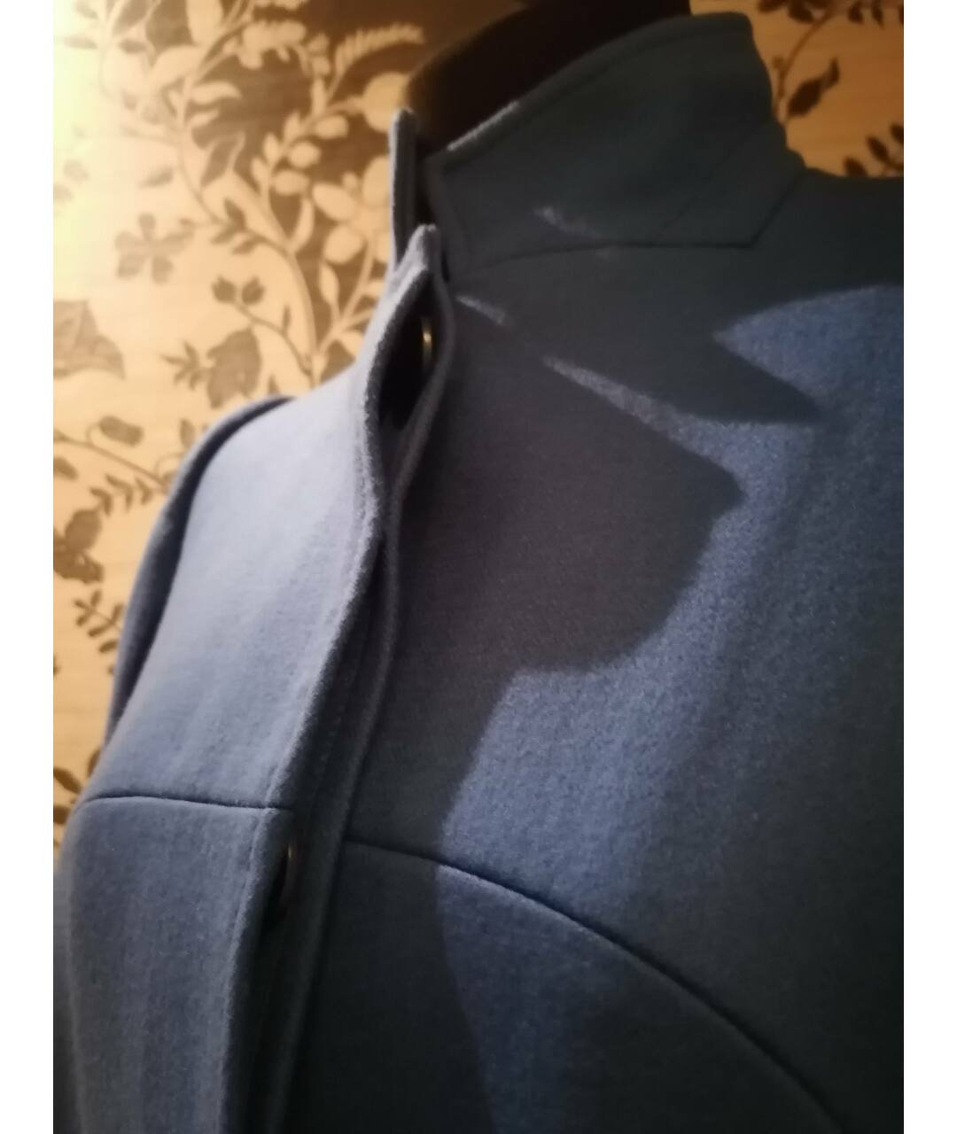 STELLA MCCARTNEY Голубое шерстяное пальто, фото 4