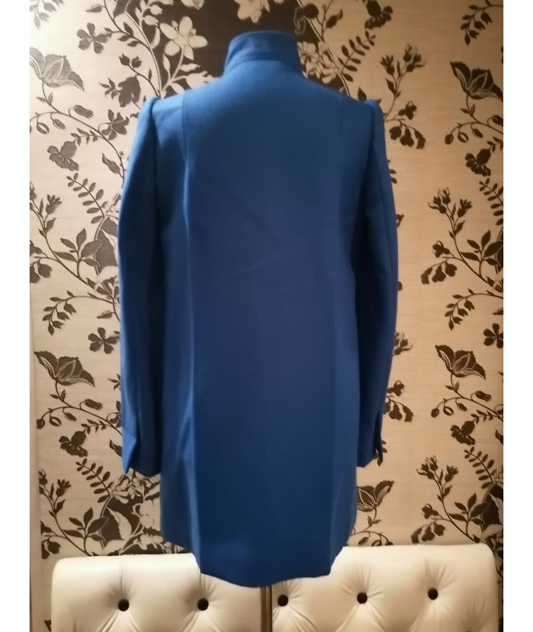 STELLA MCCARTNEY Голубое шерстяное пальто, фото 2
