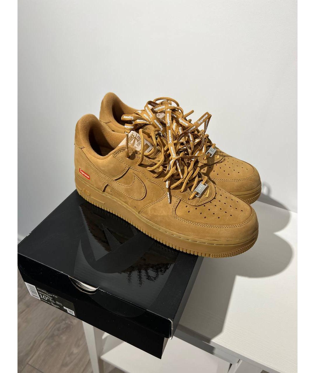 NIKE Горчичные низкие кроссовки / кеды, фото 5
