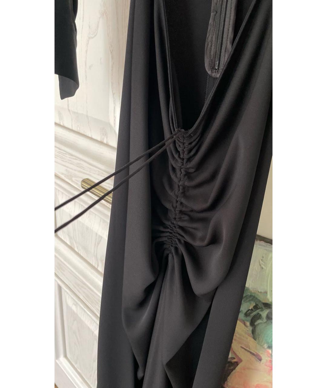 CHRISTOPHER ESBER Черное вискозное коктейльное платье, фото 4