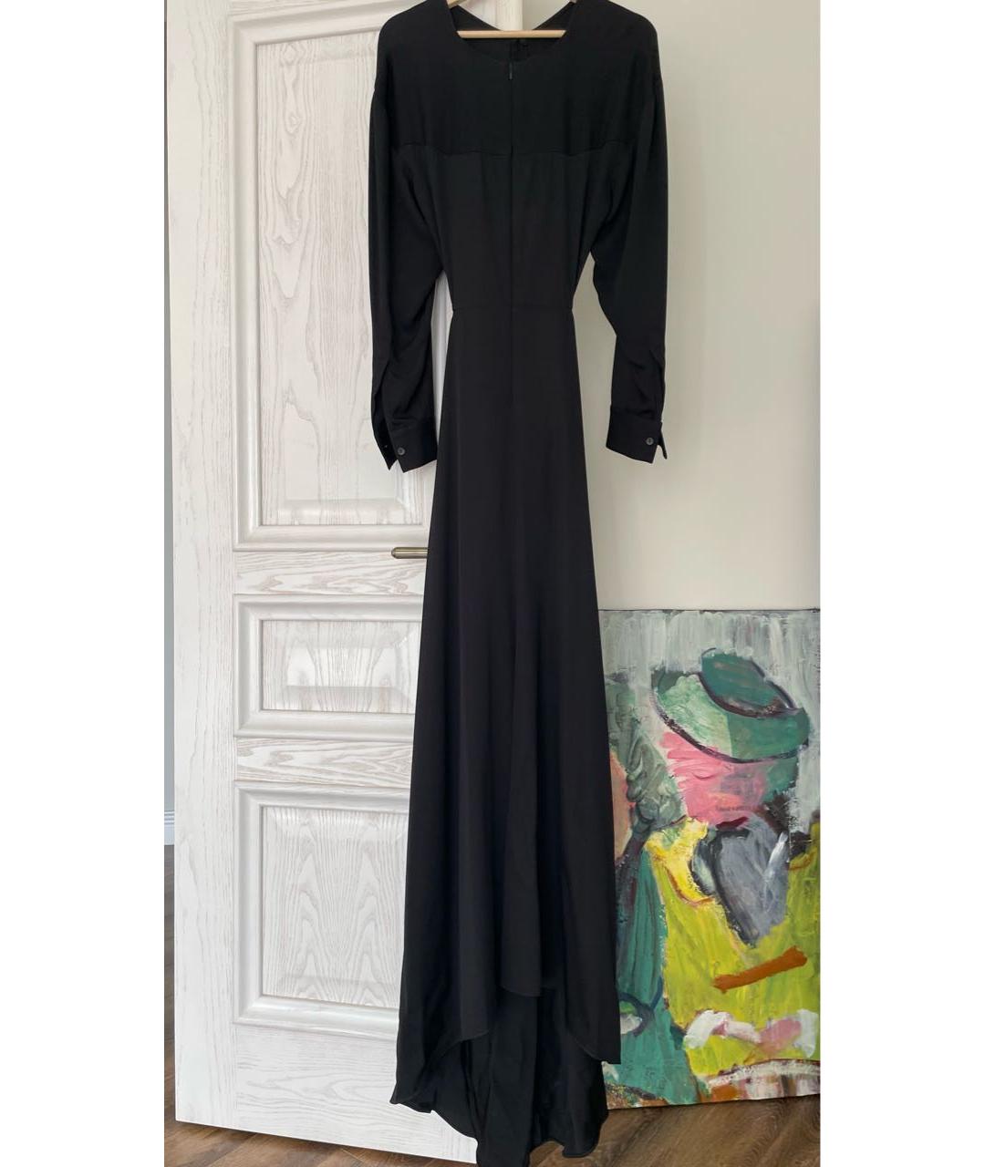 CHRISTOPHER ESBER Черное вискозное коктейльное платье, фото 2