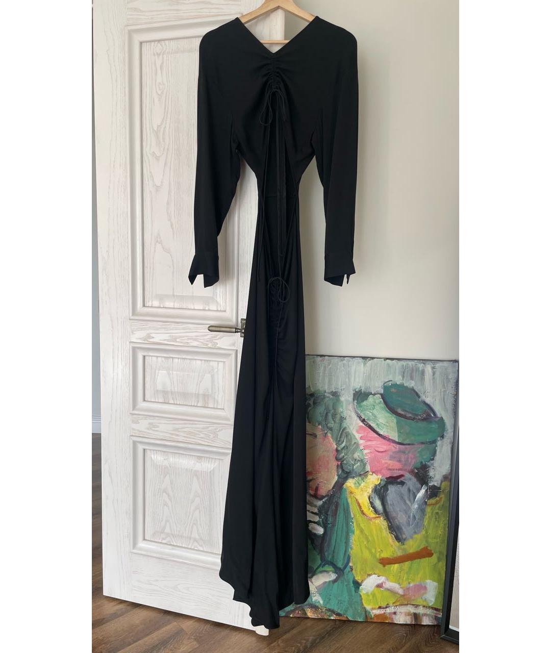 CHRISTOPHER ESBER Черное вискозное коктейльное платье, фото 3