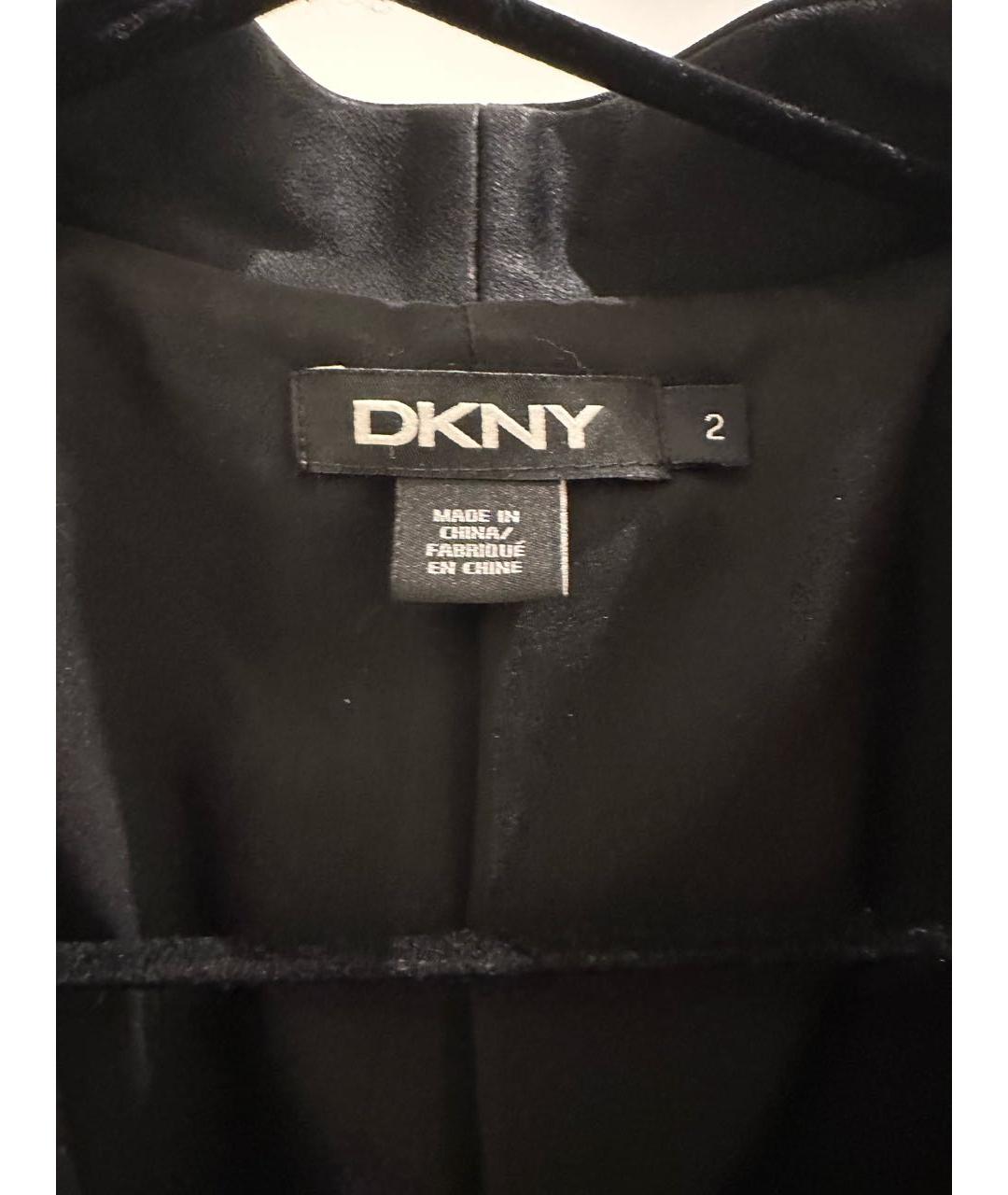 DKNY Черный полиэстеровый жакет/пиджак, фото 3