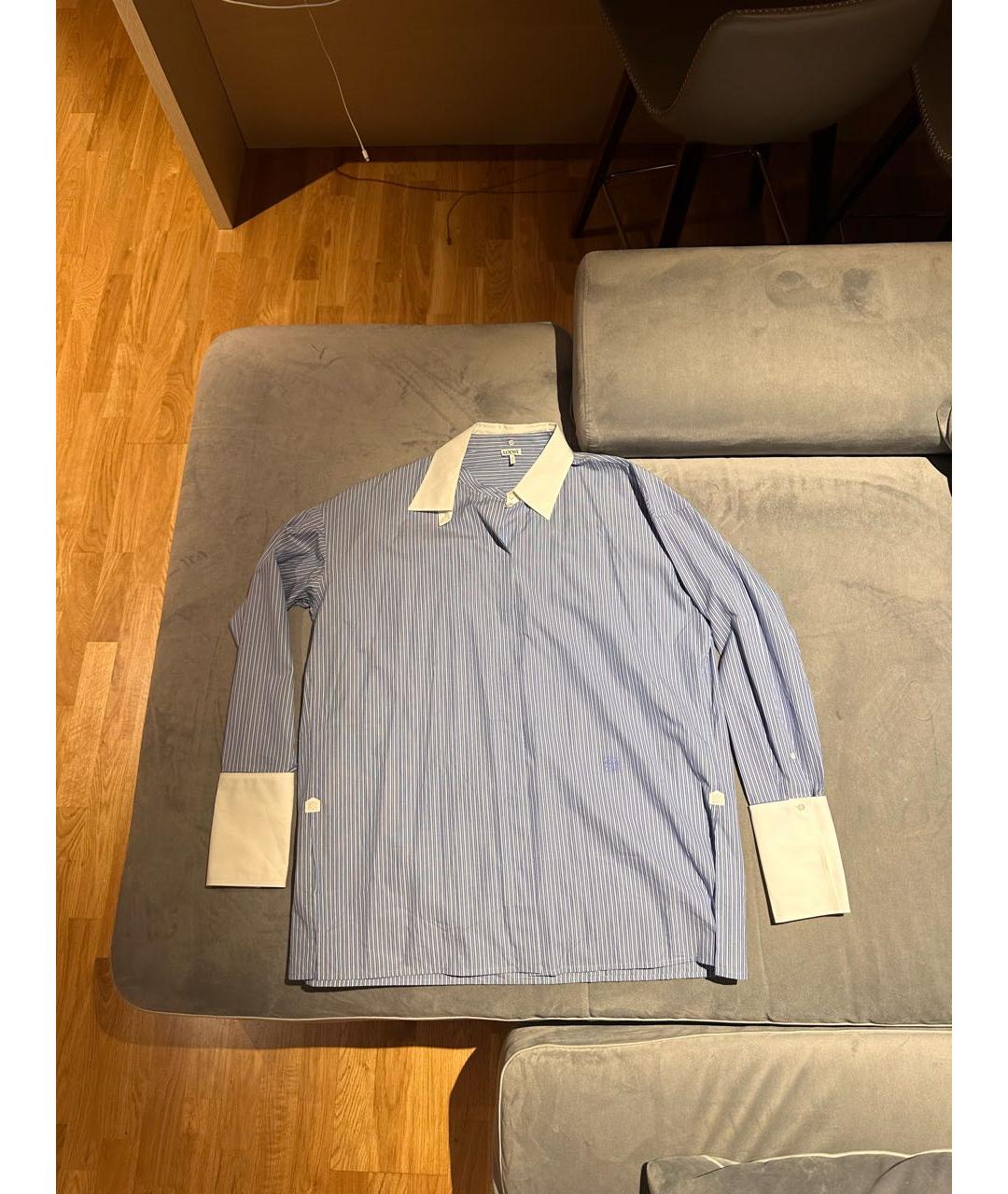LOEWE Синяя хлопковая рубашка, фото 2