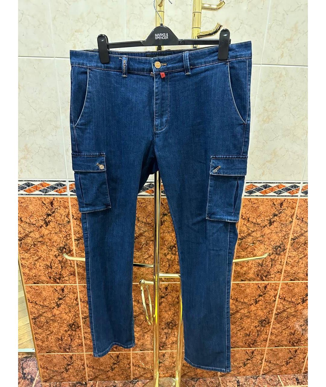 KITON Темно-синие джинсы, фото 9