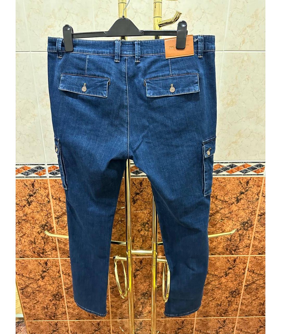 KITON Темно-синие джинсы, фото 2