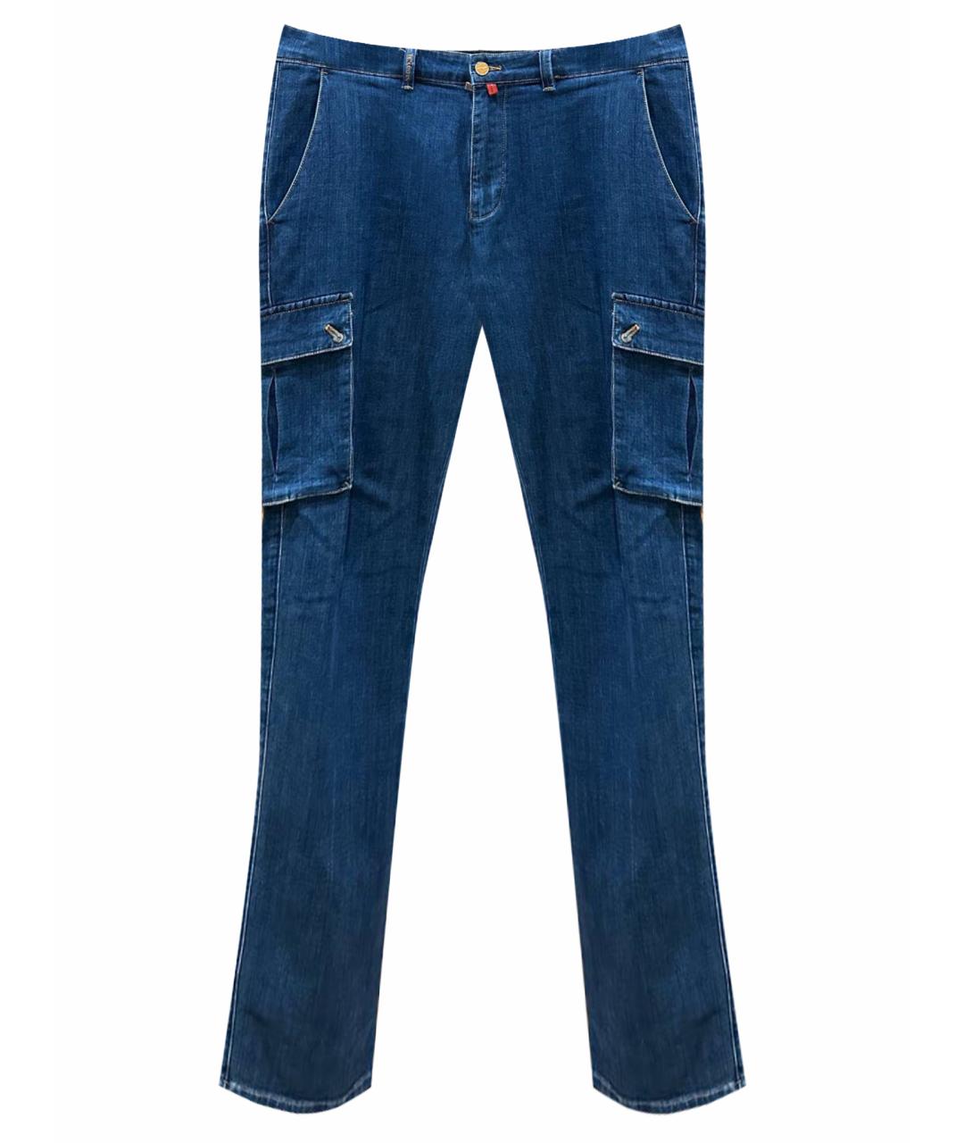 KITON Темно-синие джинсы, фото 1