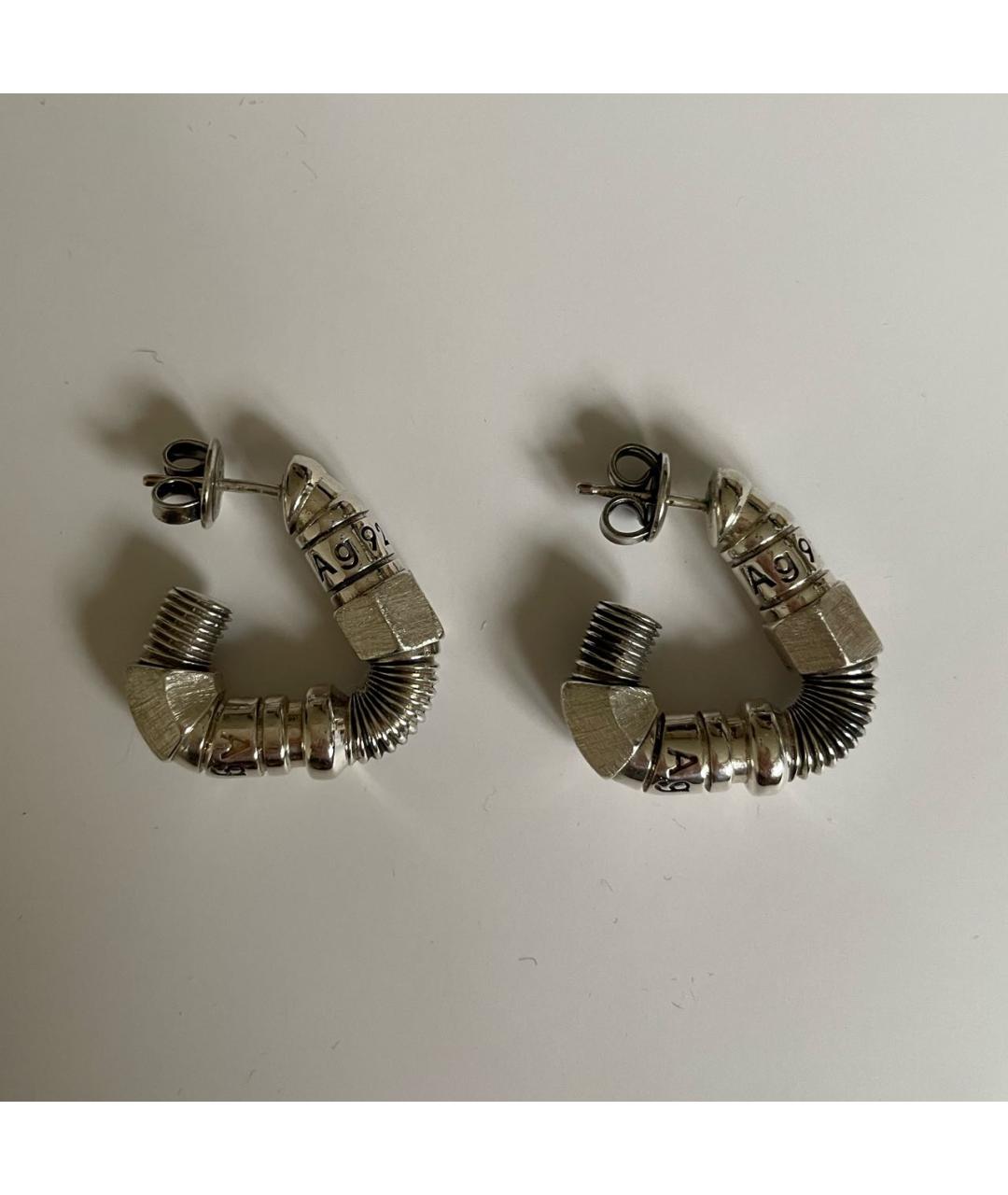 BOTTEGA VENETA Серебряные серебряные серьги, фото 8