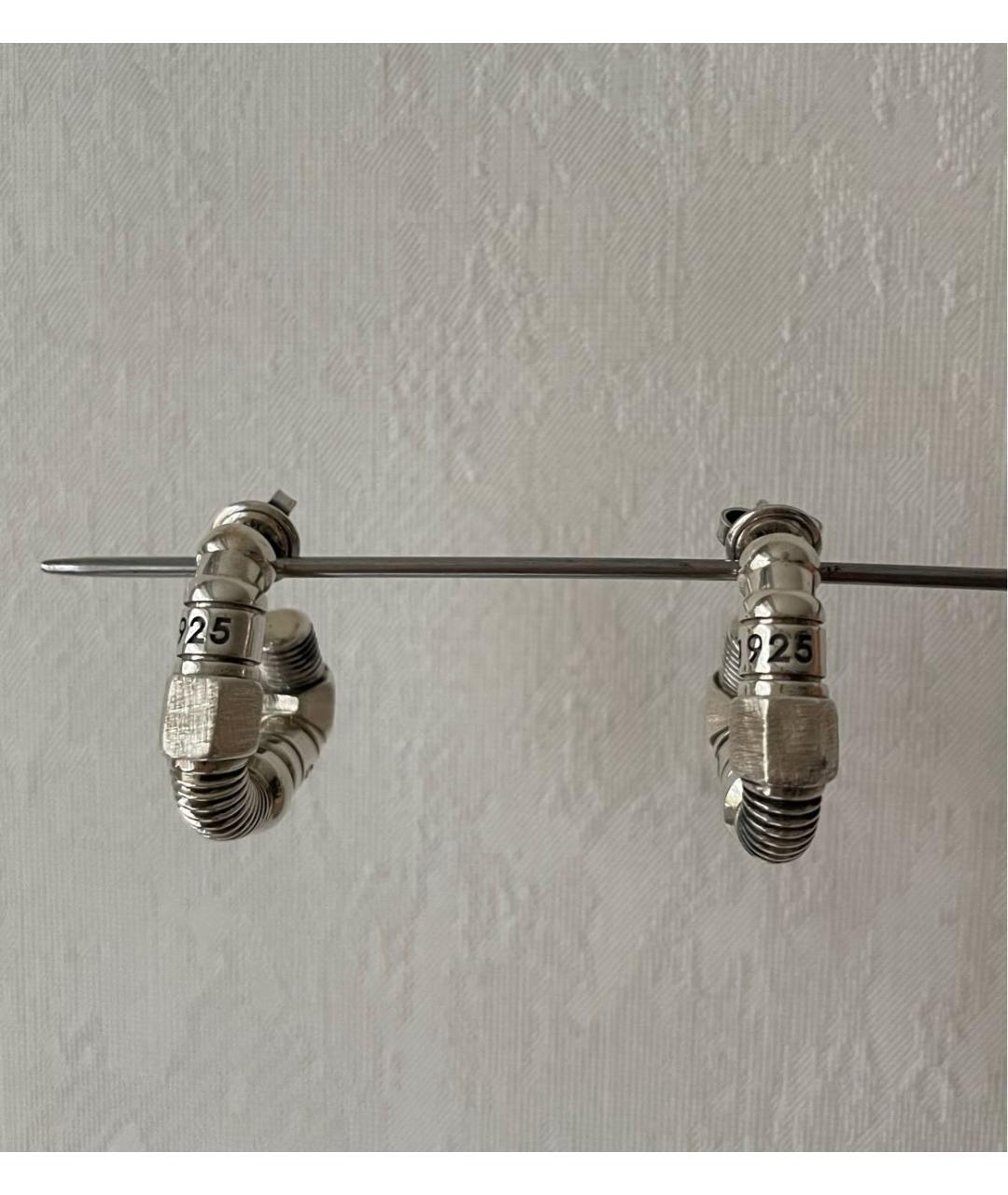 BOTTEGA VENETA Серебряные серебряные серьги, фото 5