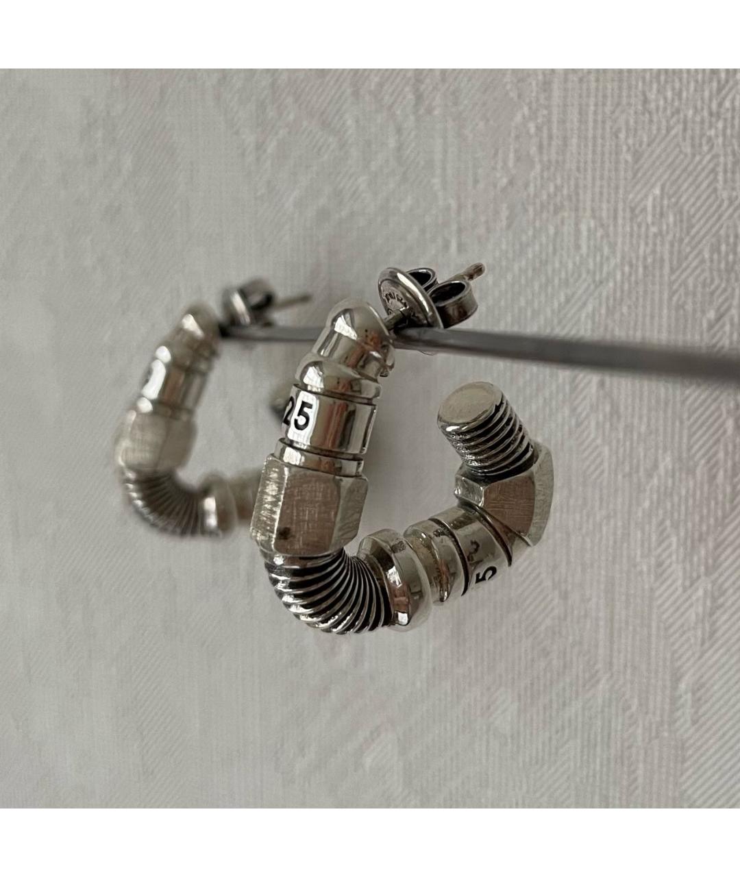 BOTTEGA VENETA Серебряные серебряные серьги, фото 4