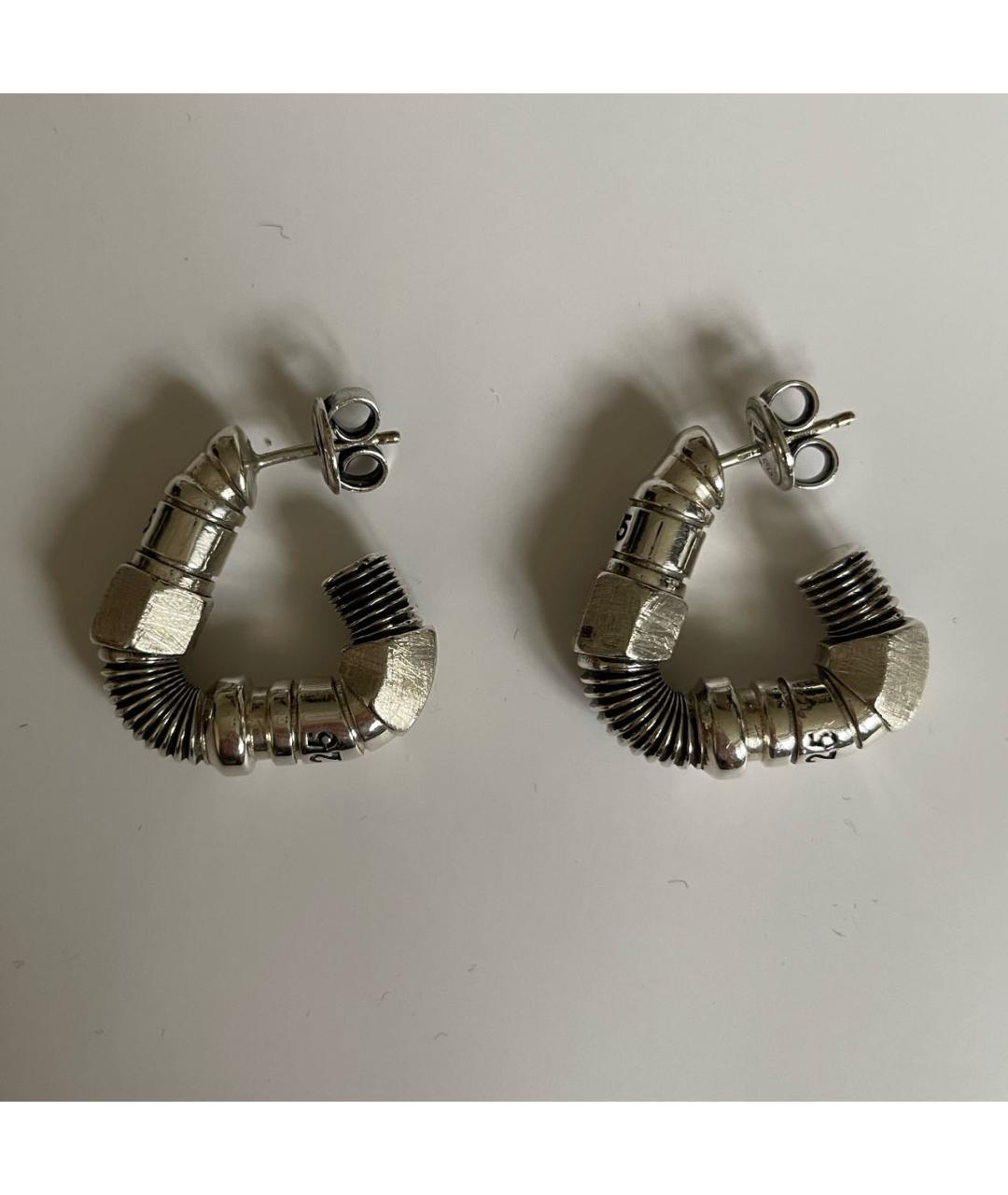 BOTTEGA VENETA Серебряные серебряные серьги, фото 2