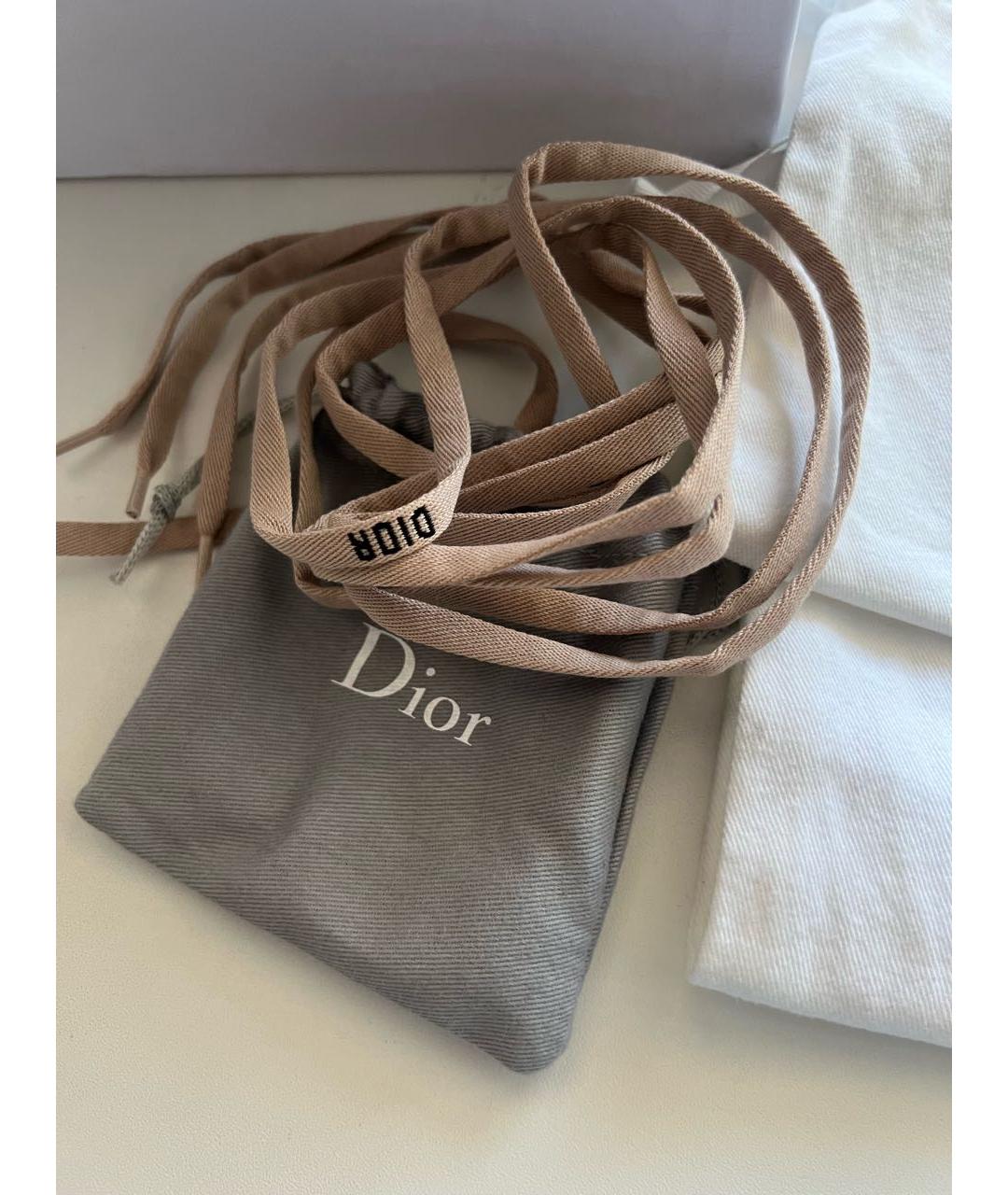 CHRISTIAN DIOR Бежевые кроссовки, фото 7