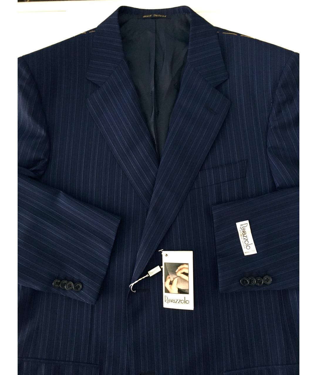 RAVAZZOLO Темно-синий классический костюм, фото 4
