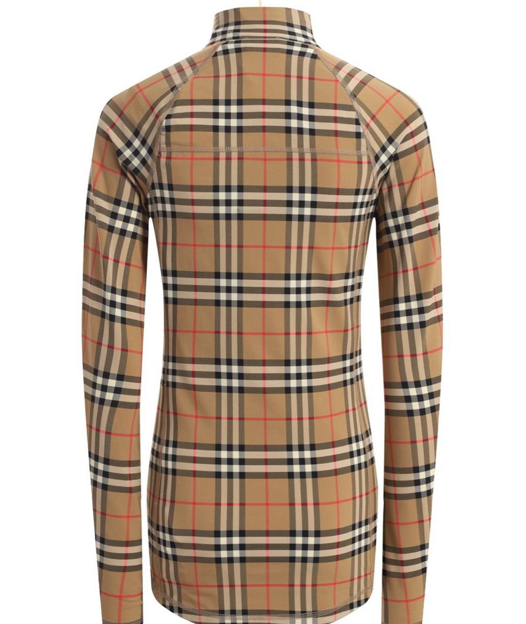 BURBERRY Бежевая вискозная водолазка, фото 2