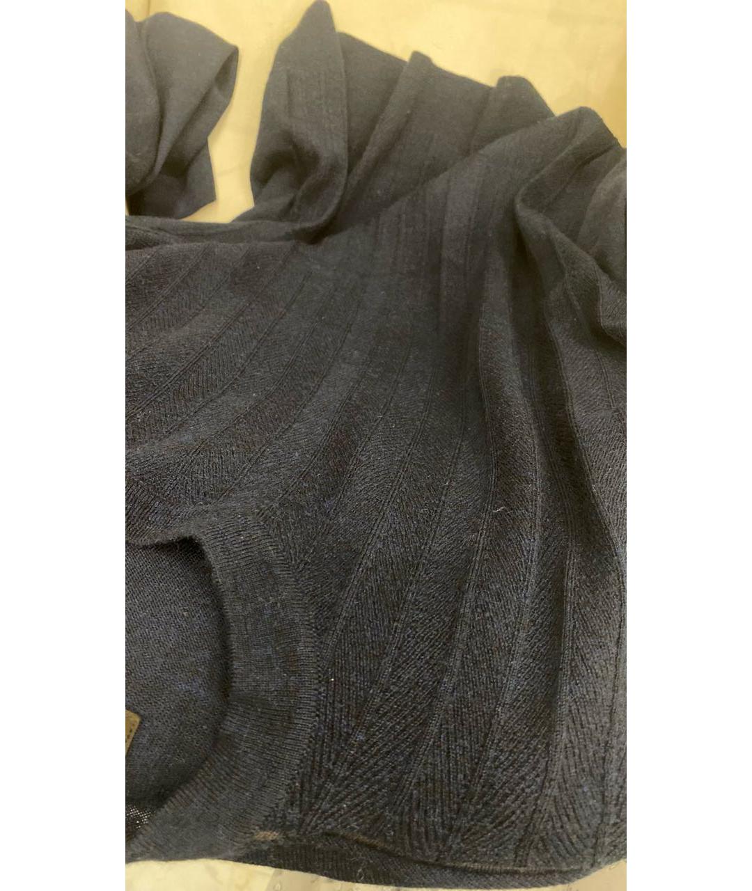 BOGNER Темно-синий шерстяной джемпер / свитер, фото 4