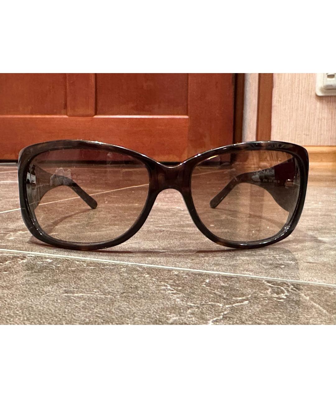 SALVATORE FERRAGAMO Мульти пластиковые солнцезащитные очки, фото 8
