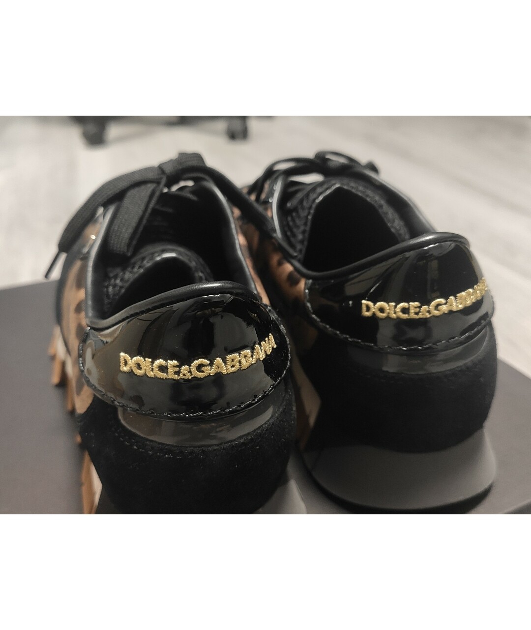DOLCE&GABBANA Кожаные кроссовки, фото 4