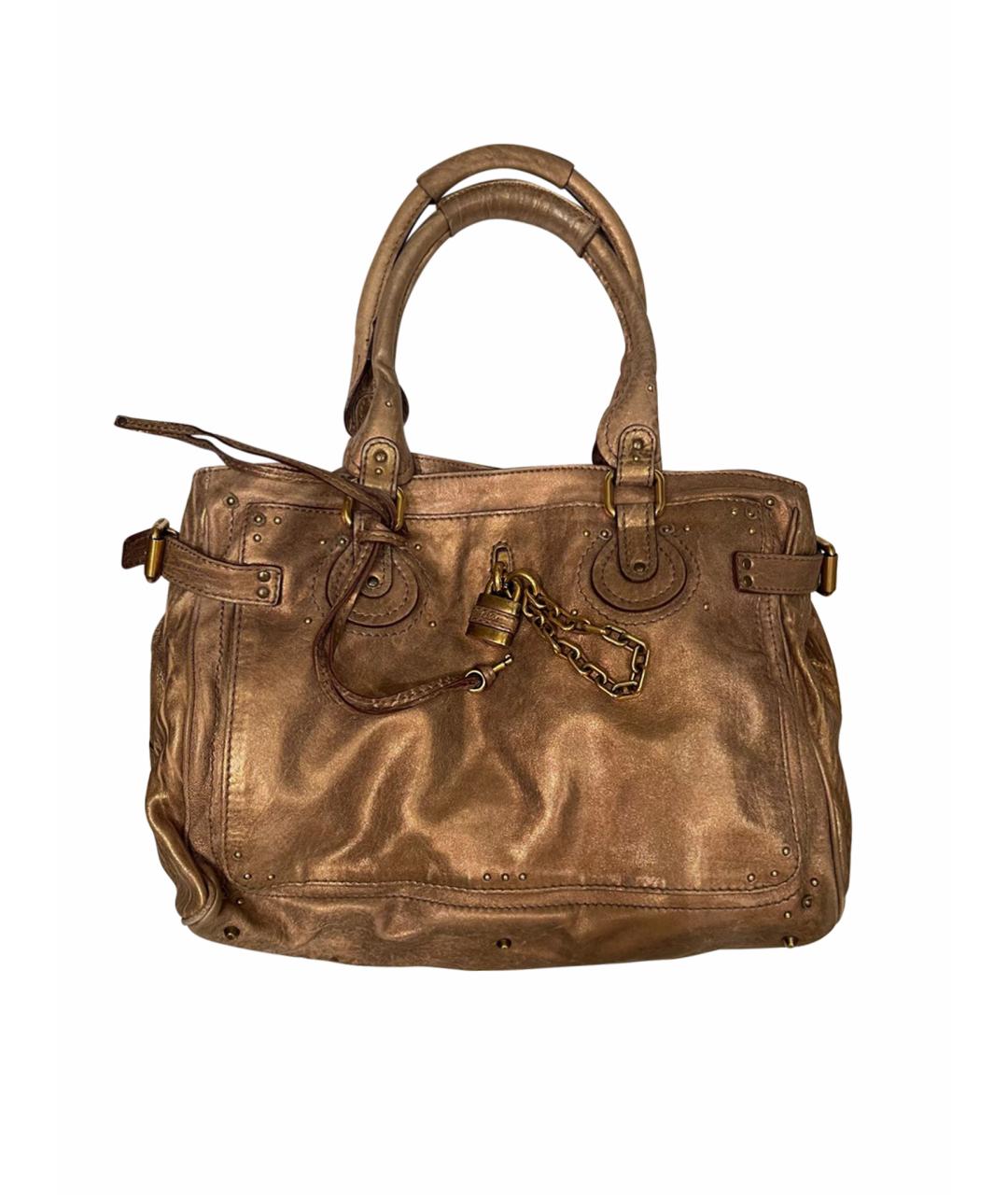 CHLOE Кожаная сумка с короткими ручками, фото 1