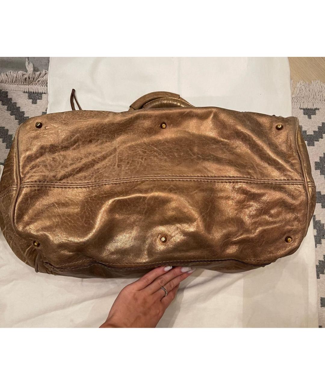 CHLOE Кожаная сумка с короткими ручками, фото 3