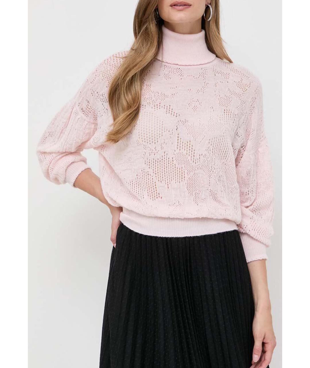 TWIN-SET Розовый джемпер / свитер, фото 4