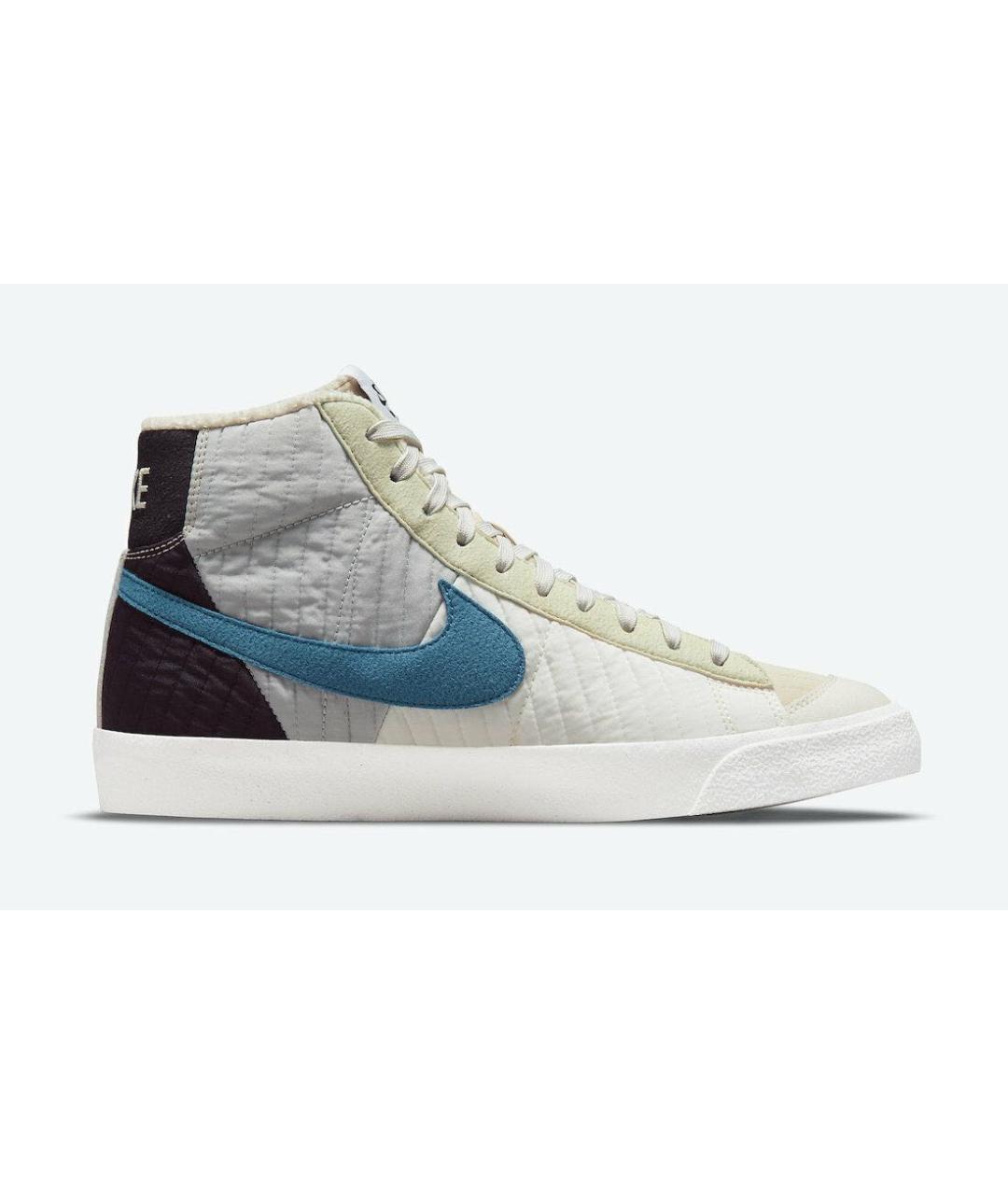 NIKE Бежевые высокие кроссовки / кеды, фото 9