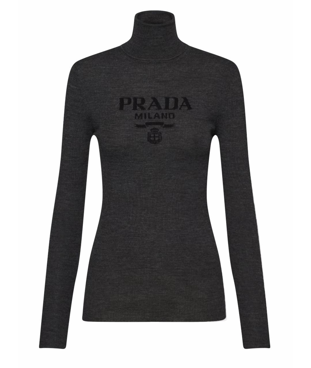 PRADA Серый джемпер / свитер, фото 1