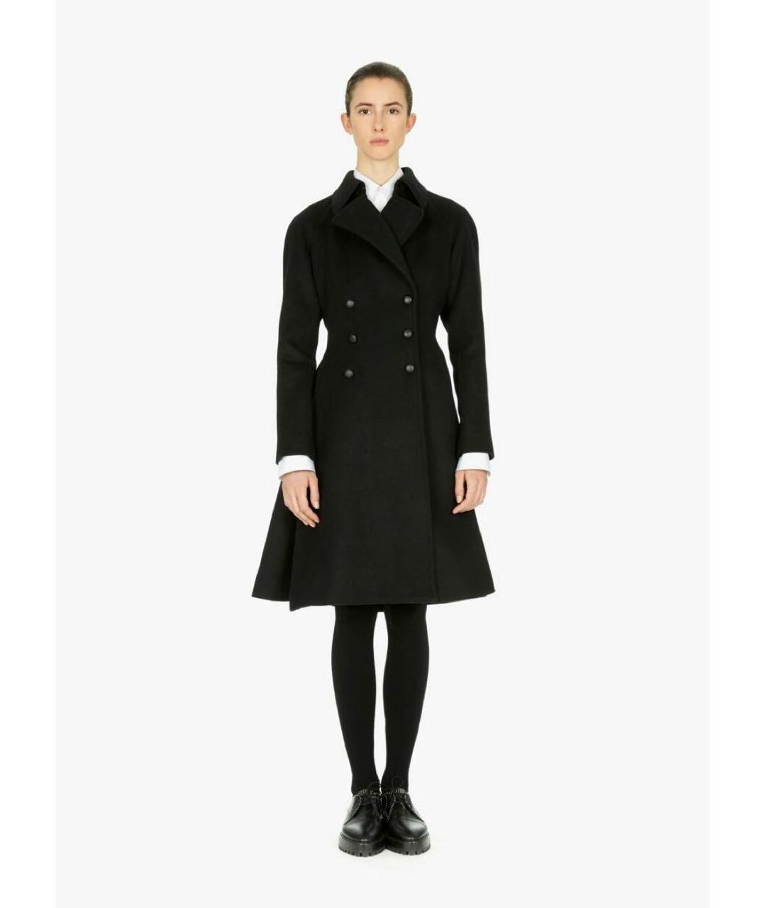 ALAIA Черное шерстяное пальто, фото 6