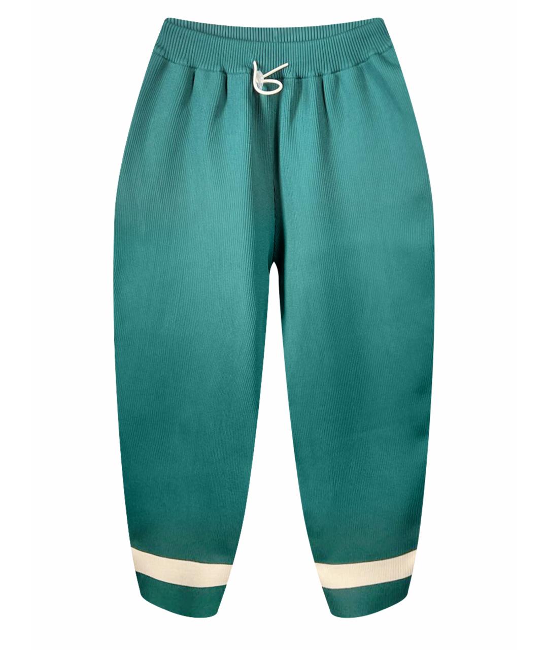SUNNEI Зеленые полиэстеровые повседневные брюки, фото 1