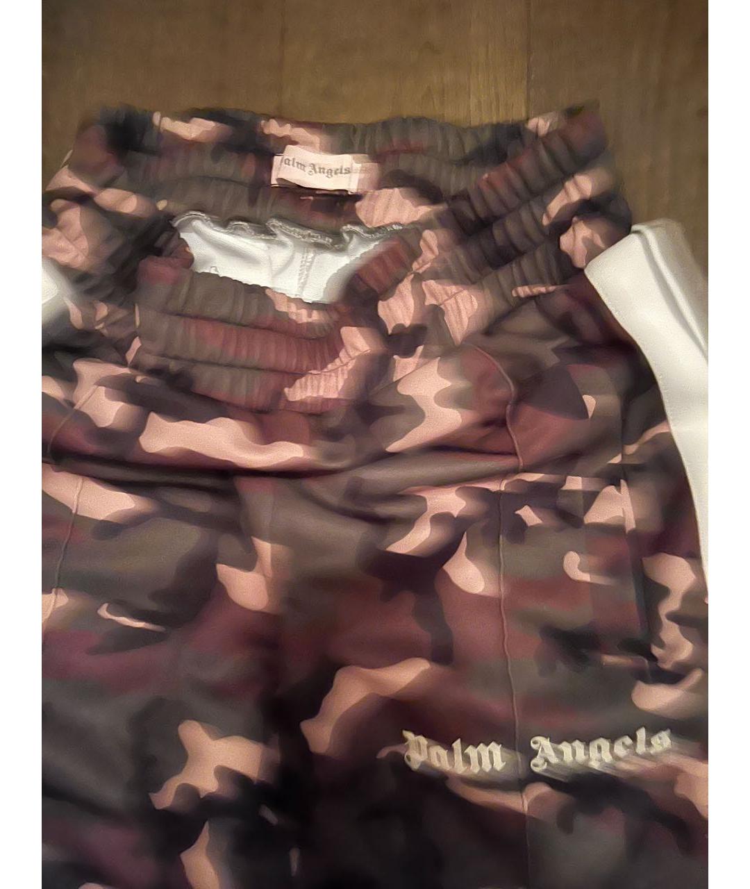 PALM ANGELS Хаки полиэстеровые повседневные брюки, фото 3
