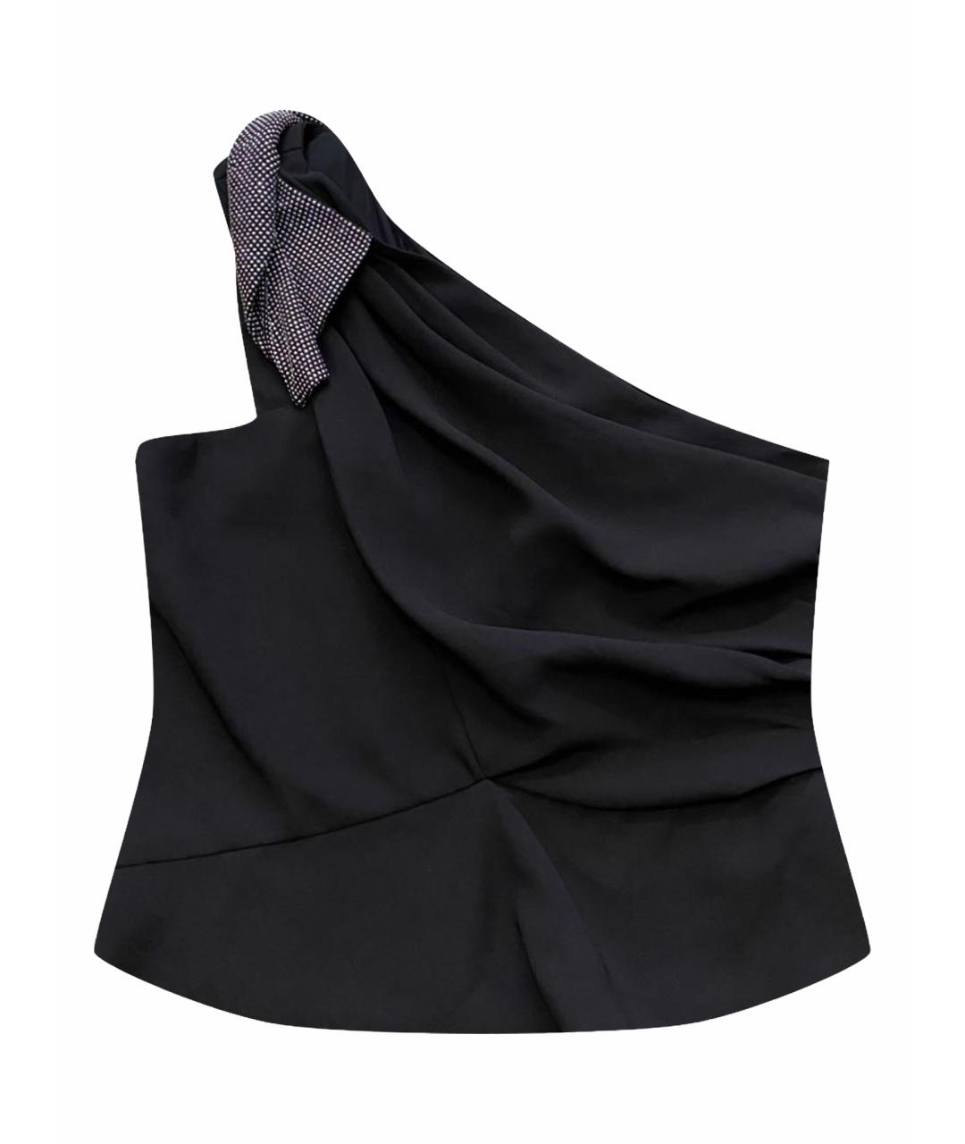 IRO Черная ацетатная блузы, фото 1