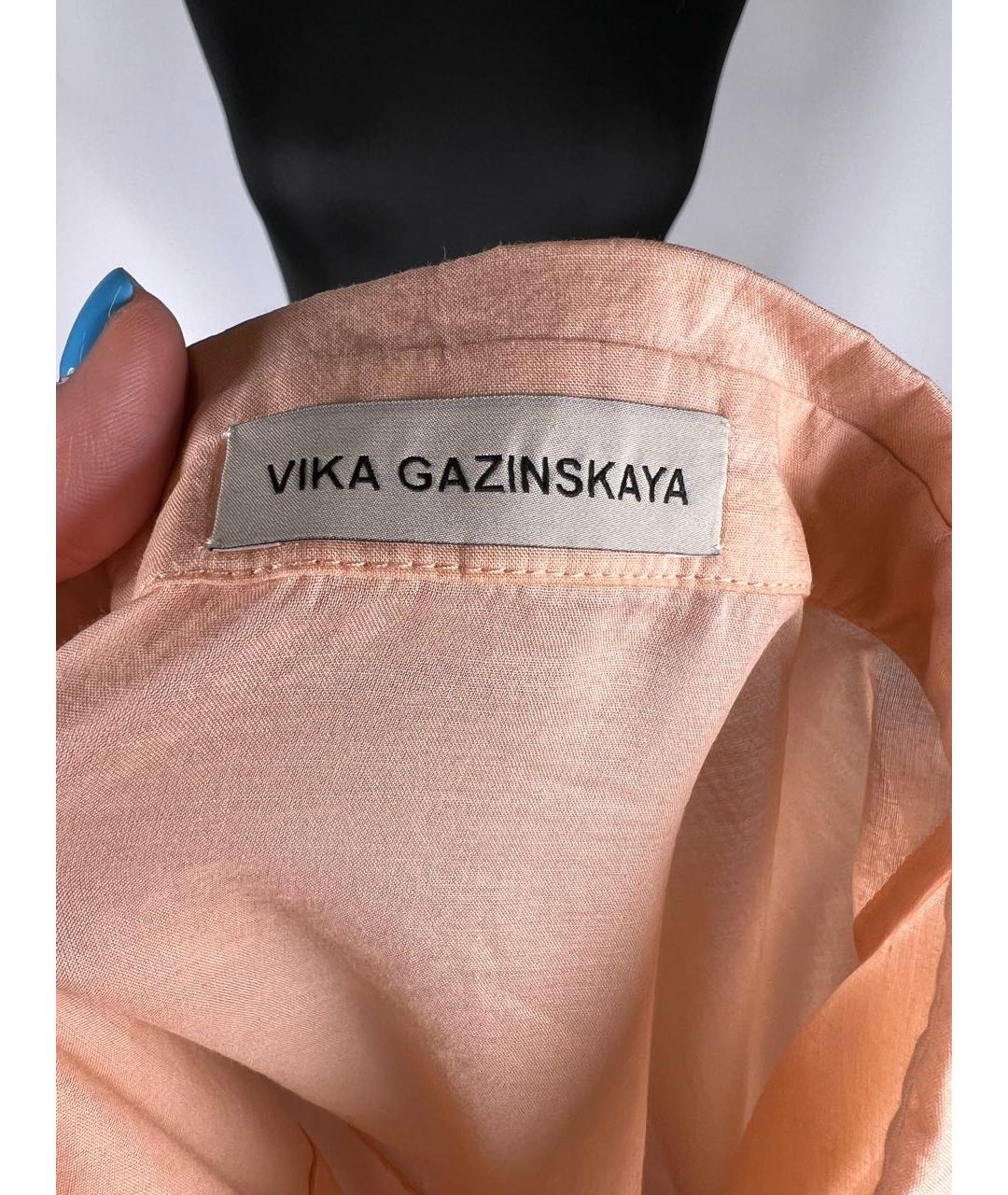 VIKA GAZINSKAYA Хлопковая блузы, фото 4