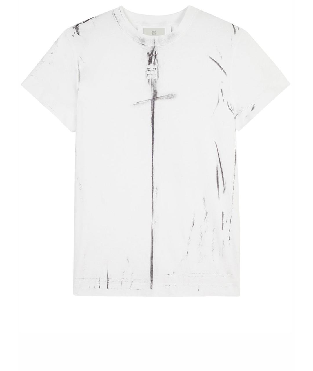 GIVENCHY Белая хлопковая футболка, фото 1